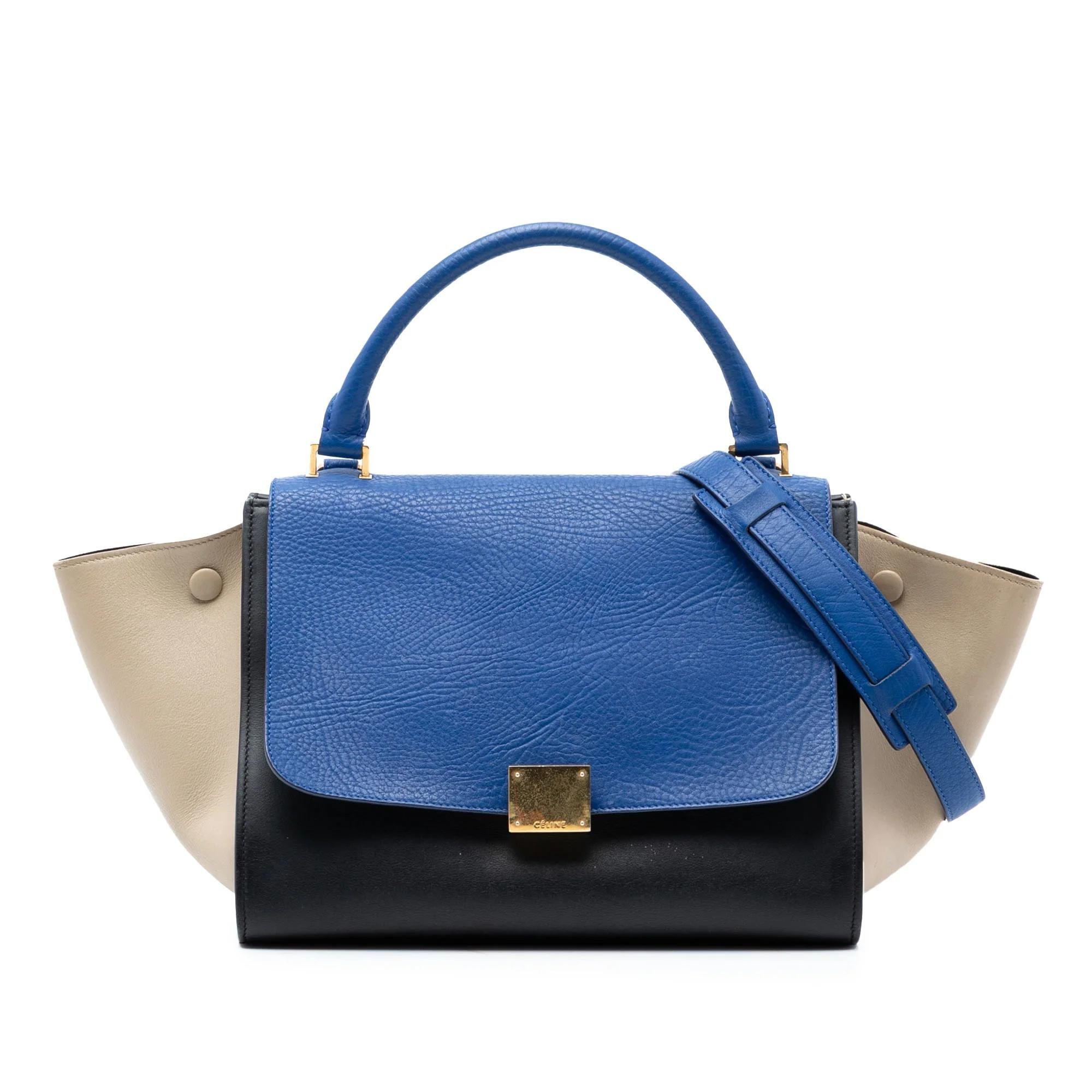 Celine Trapèze pony-style calfskin handbag
