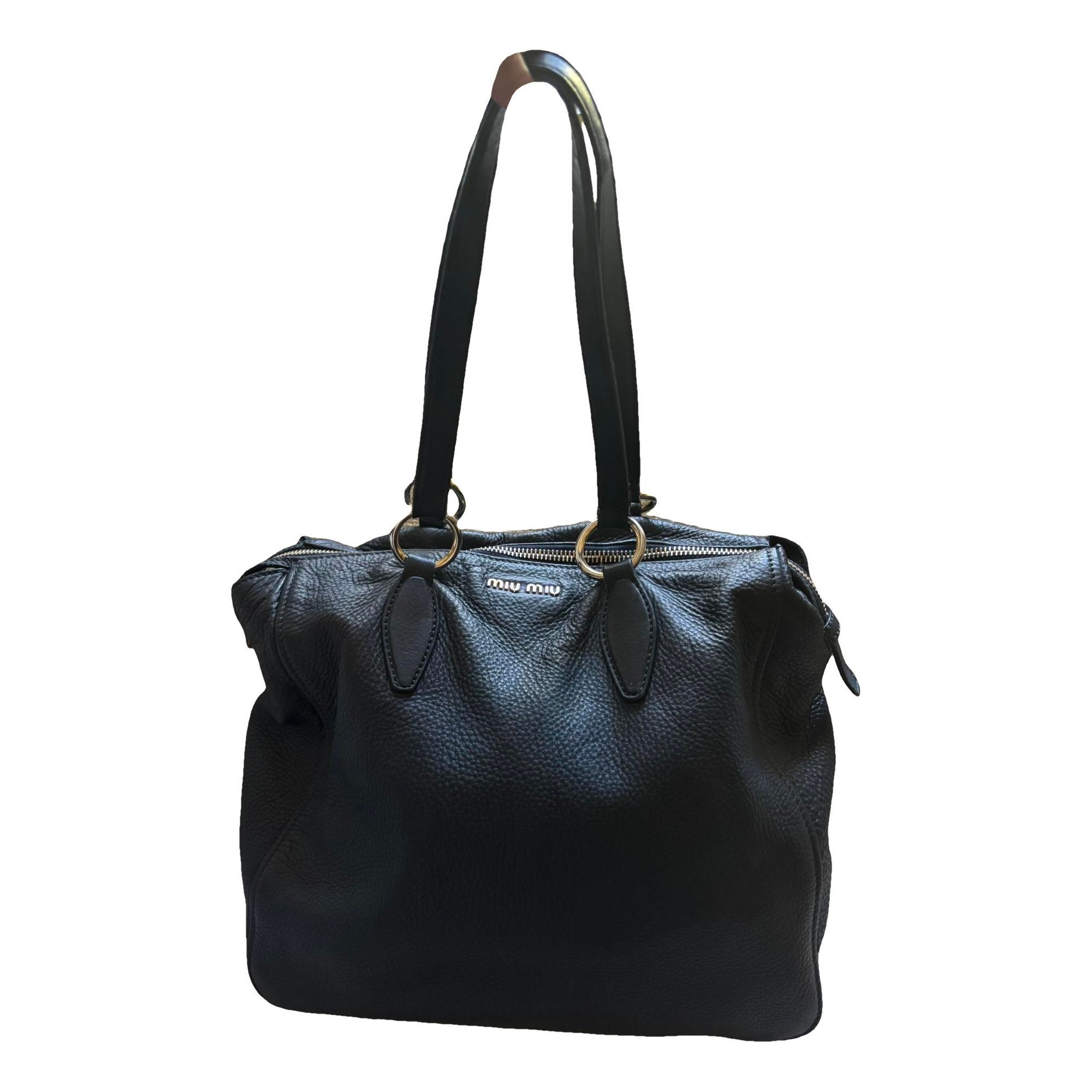 Leather tote