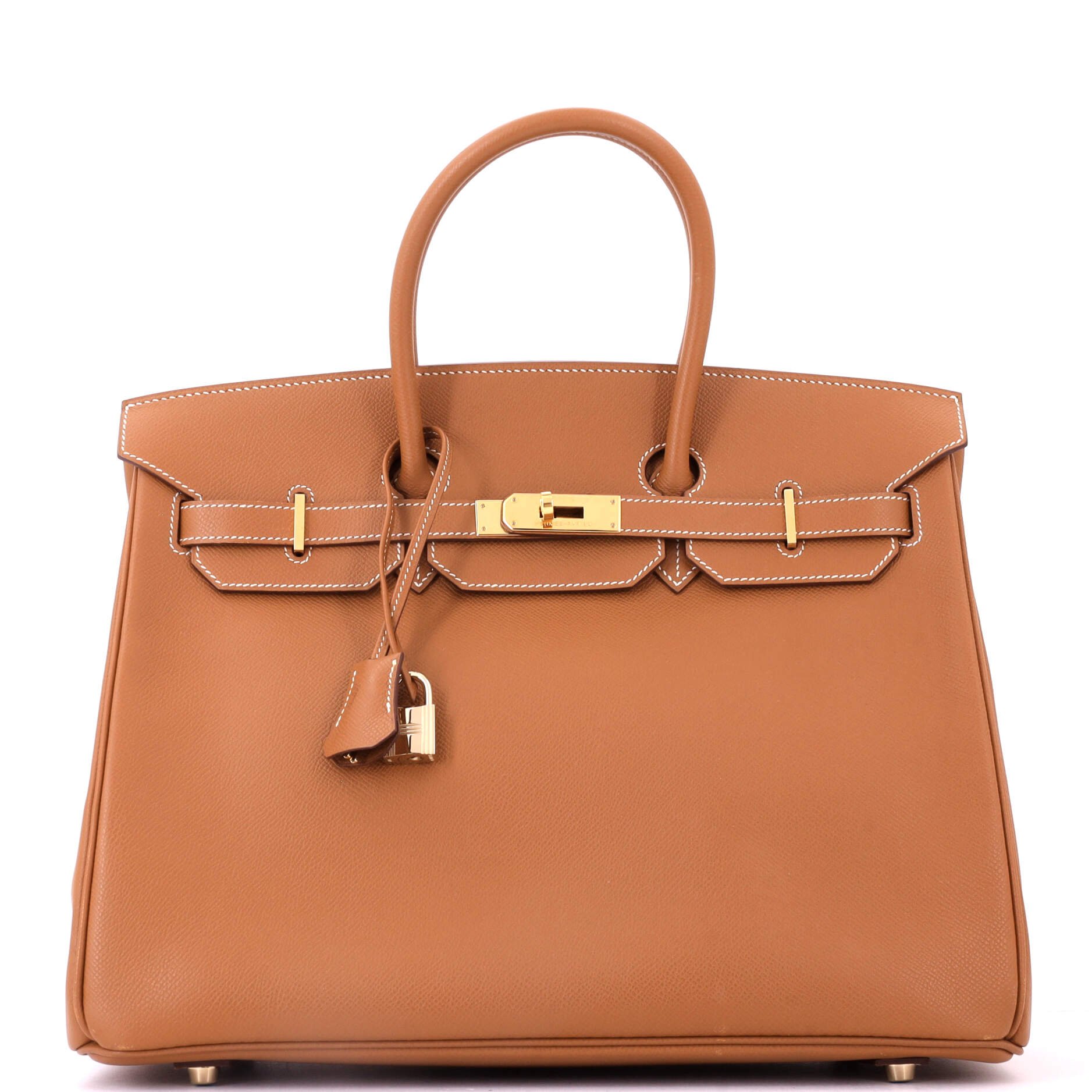 Birkin Handbag Gold Epsom with Gold Hardware 35