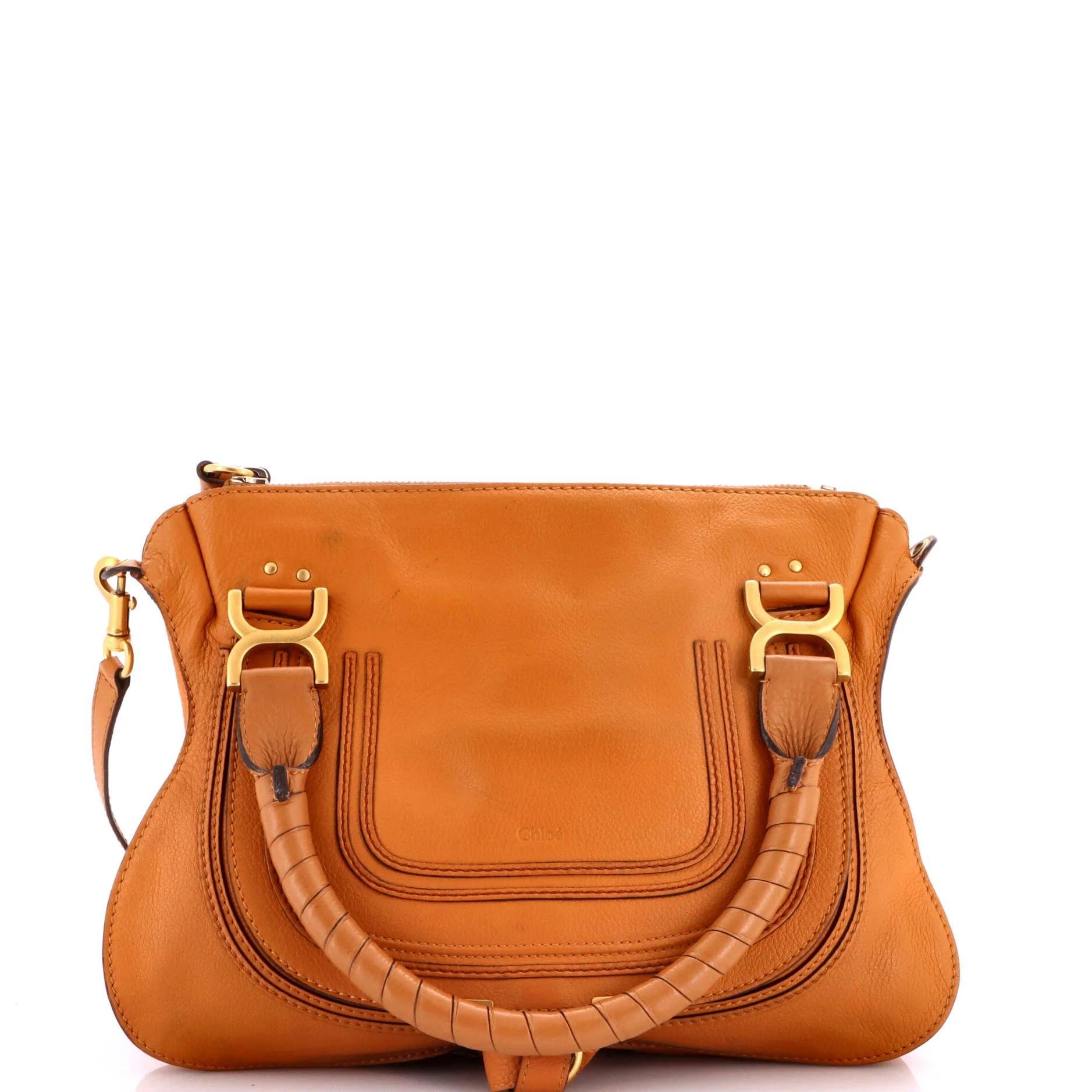 Leather satchel