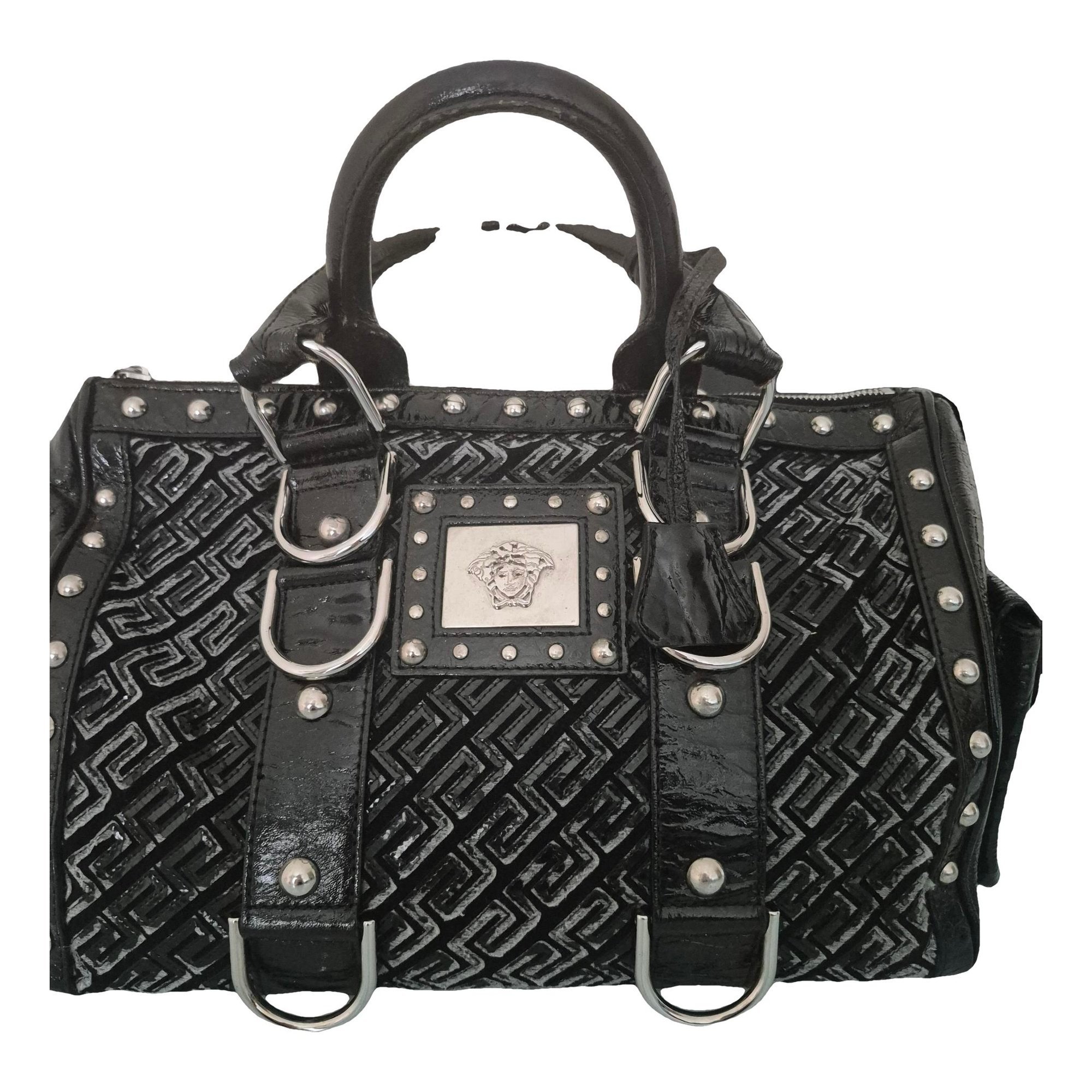 La Medusa leather handbag