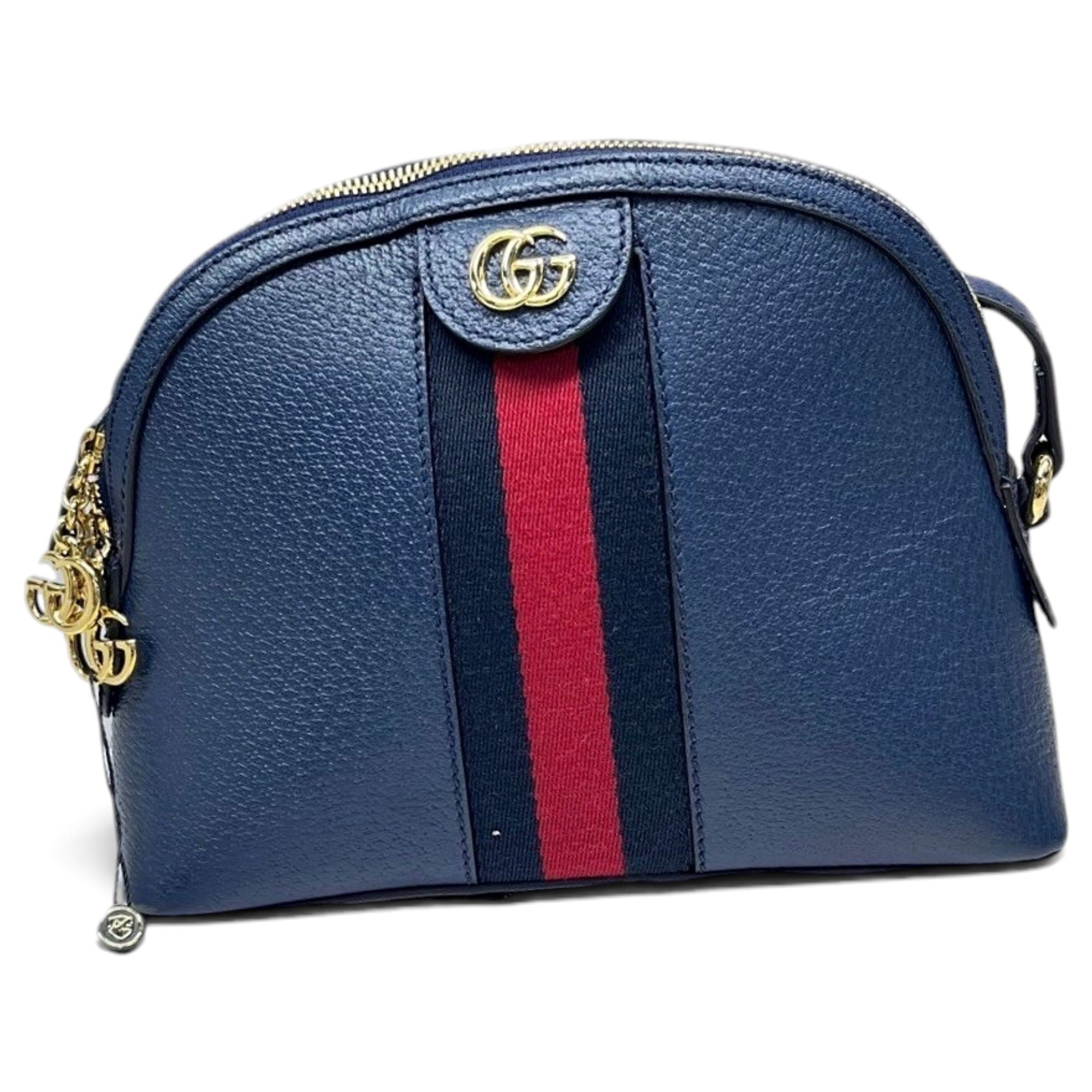 Ophidia Dome leather handbag