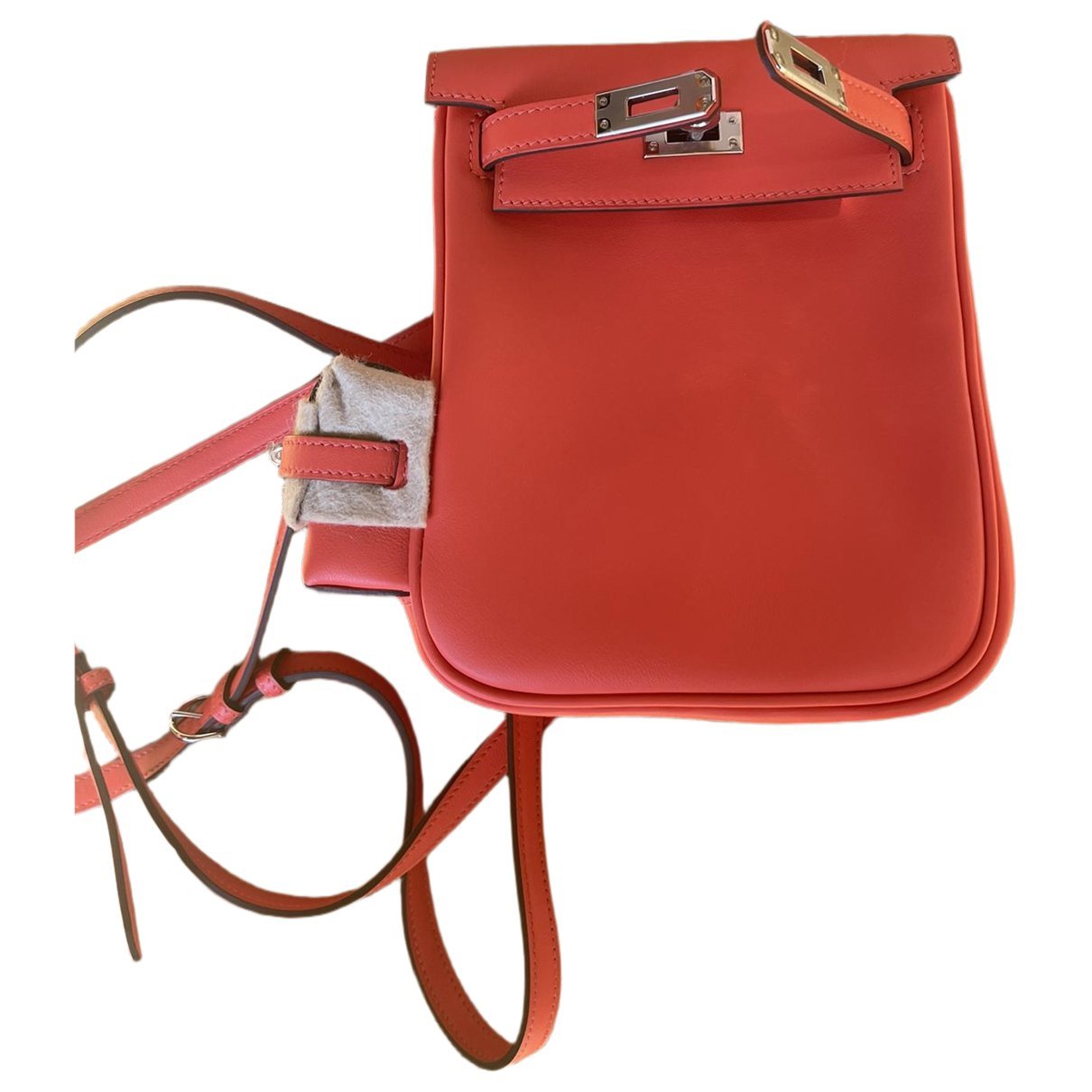 Leather backpack