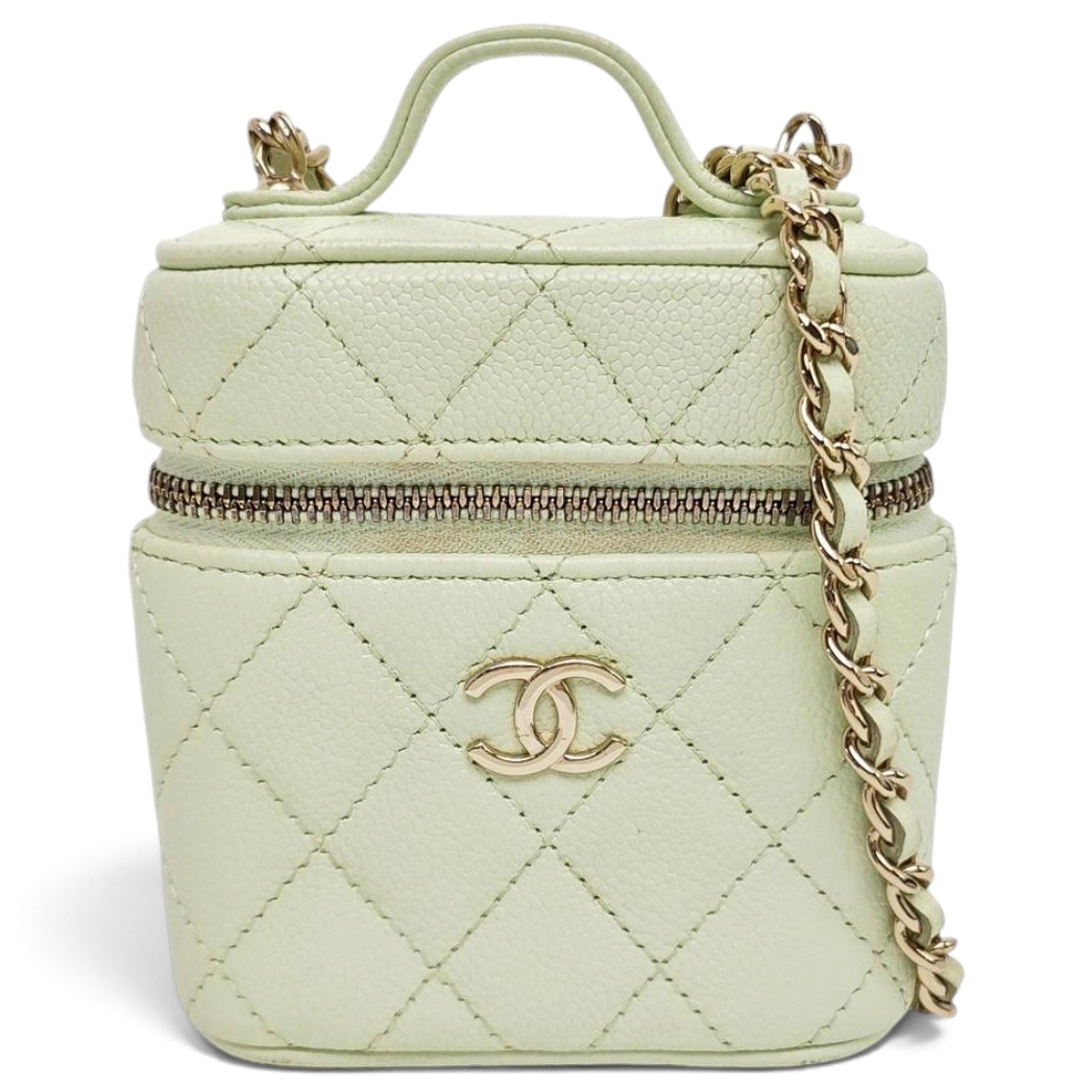 Vanity leather mini bag