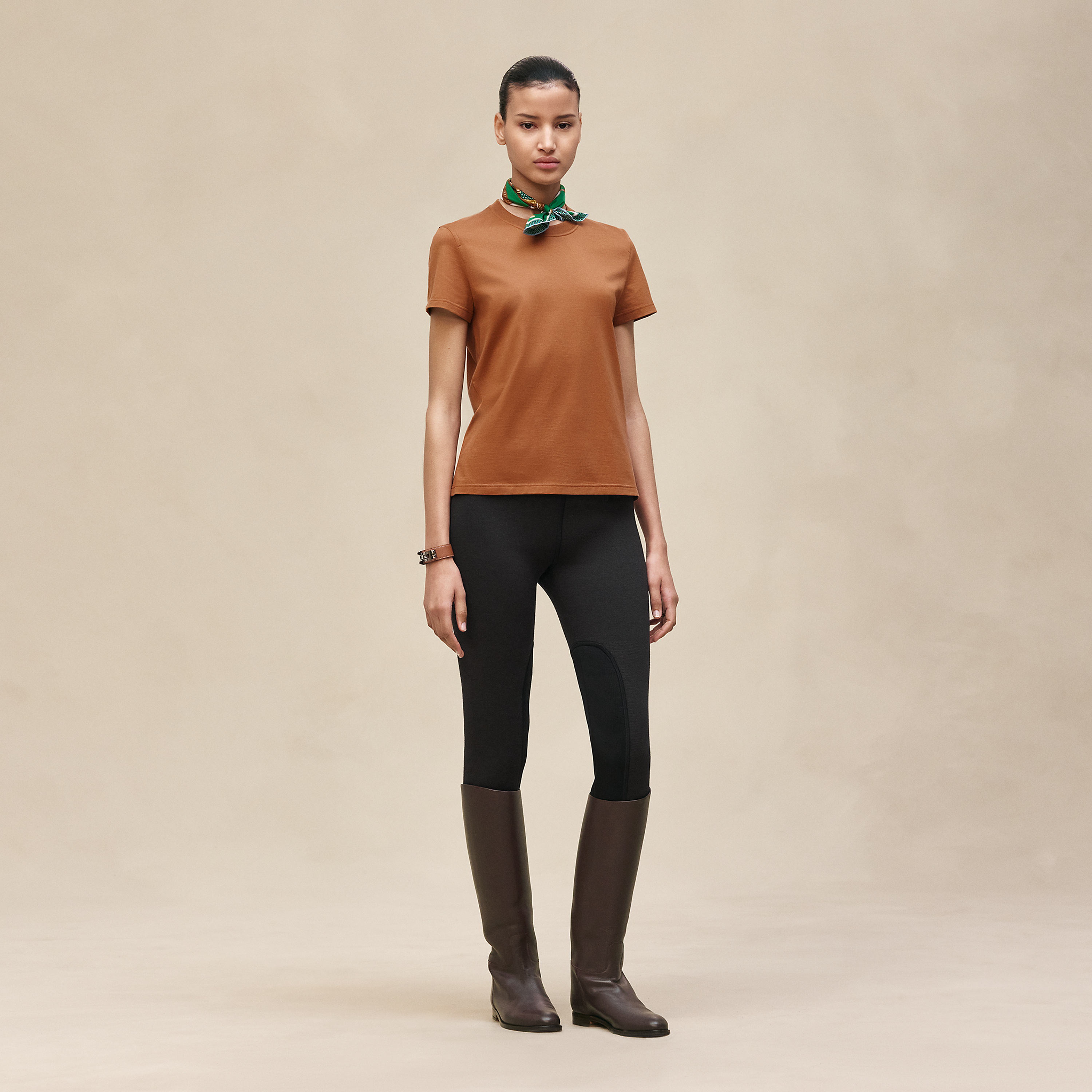 Printed straight t-shirt