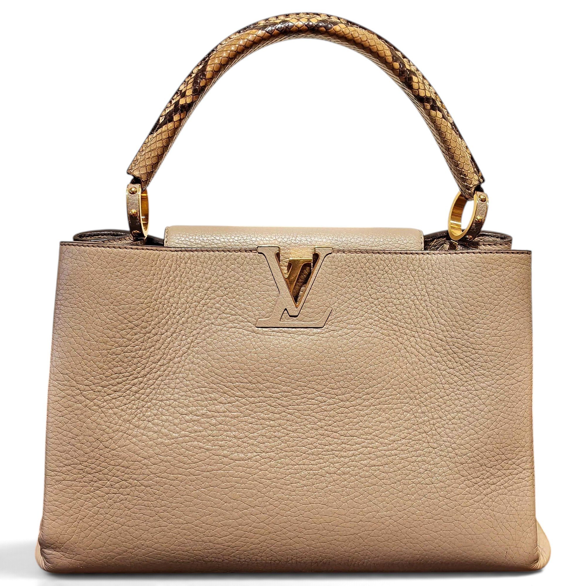 Capucines leather handbag