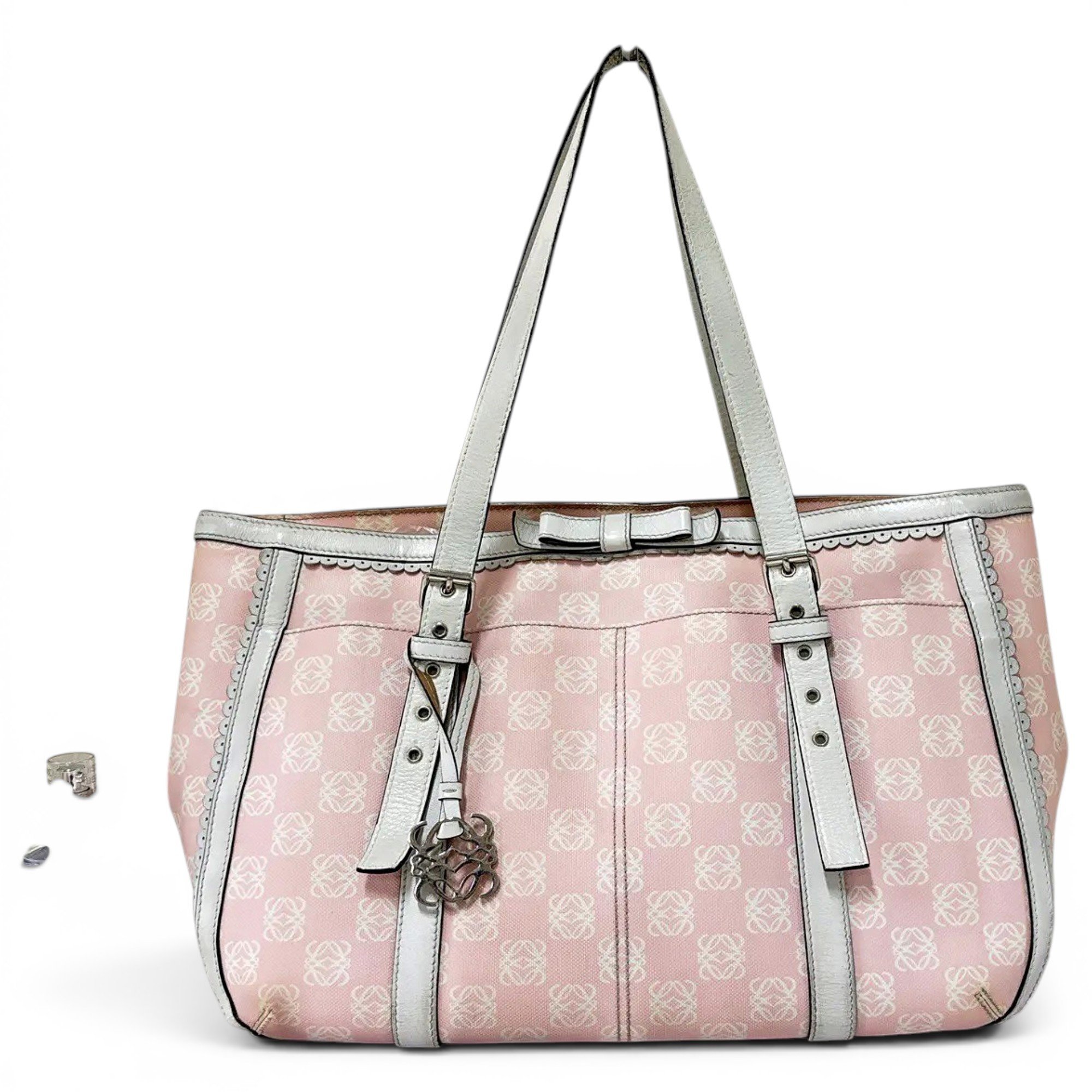 Vinyl handbag