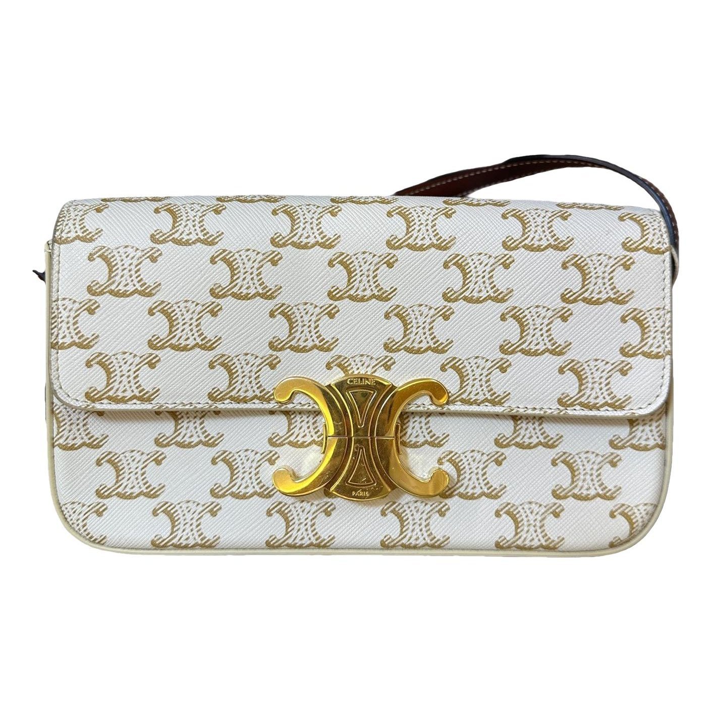 Triomphe Long leather handbag