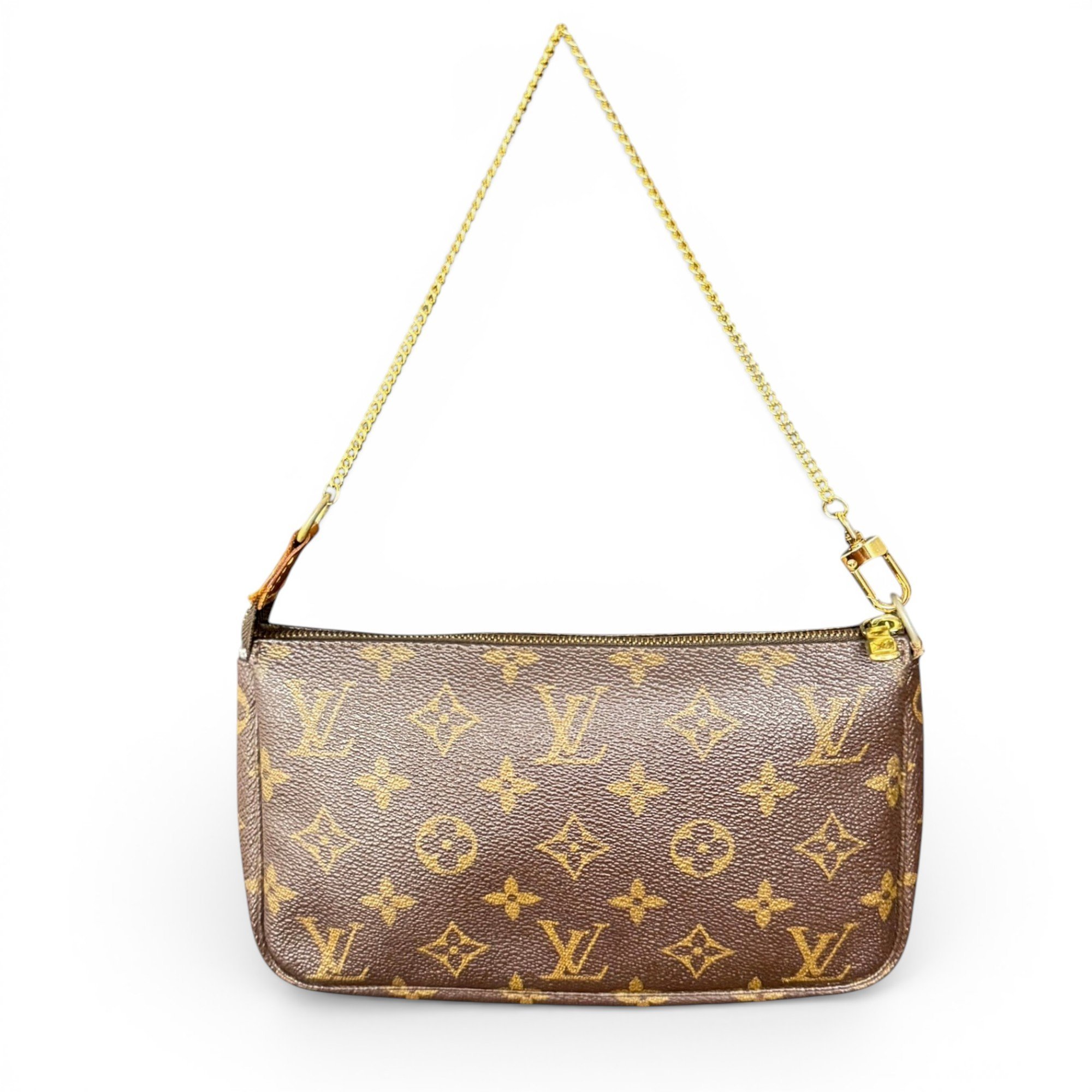 Pochette Accessoire leather handbag