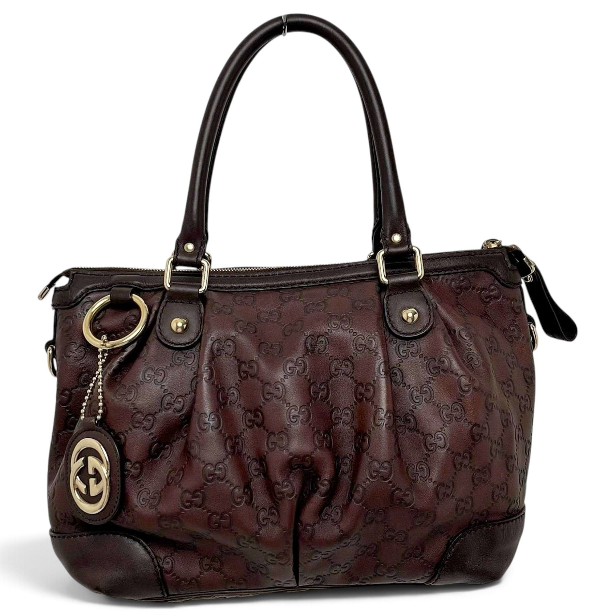 Sukey leather satchel