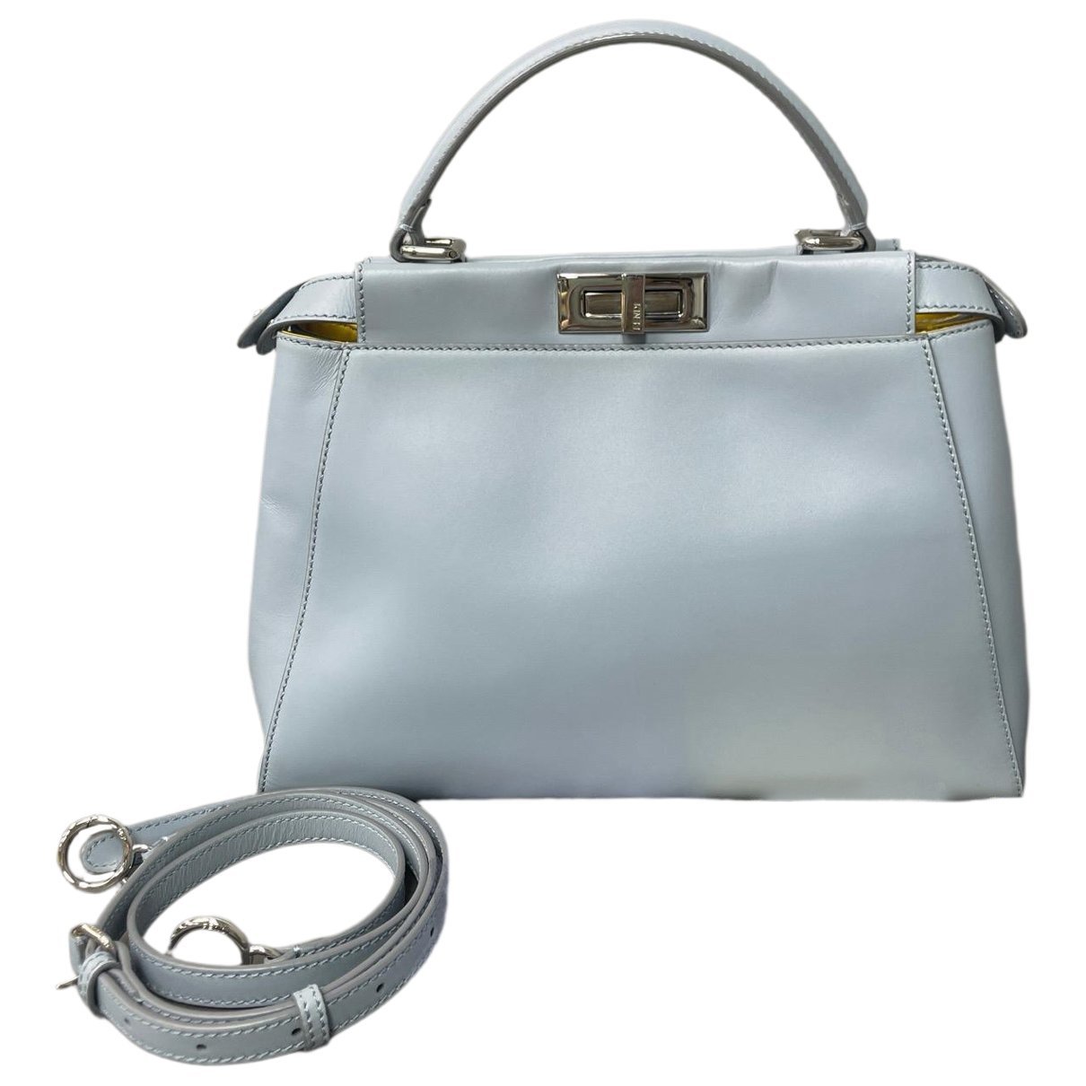 Peekaboo leather handbag