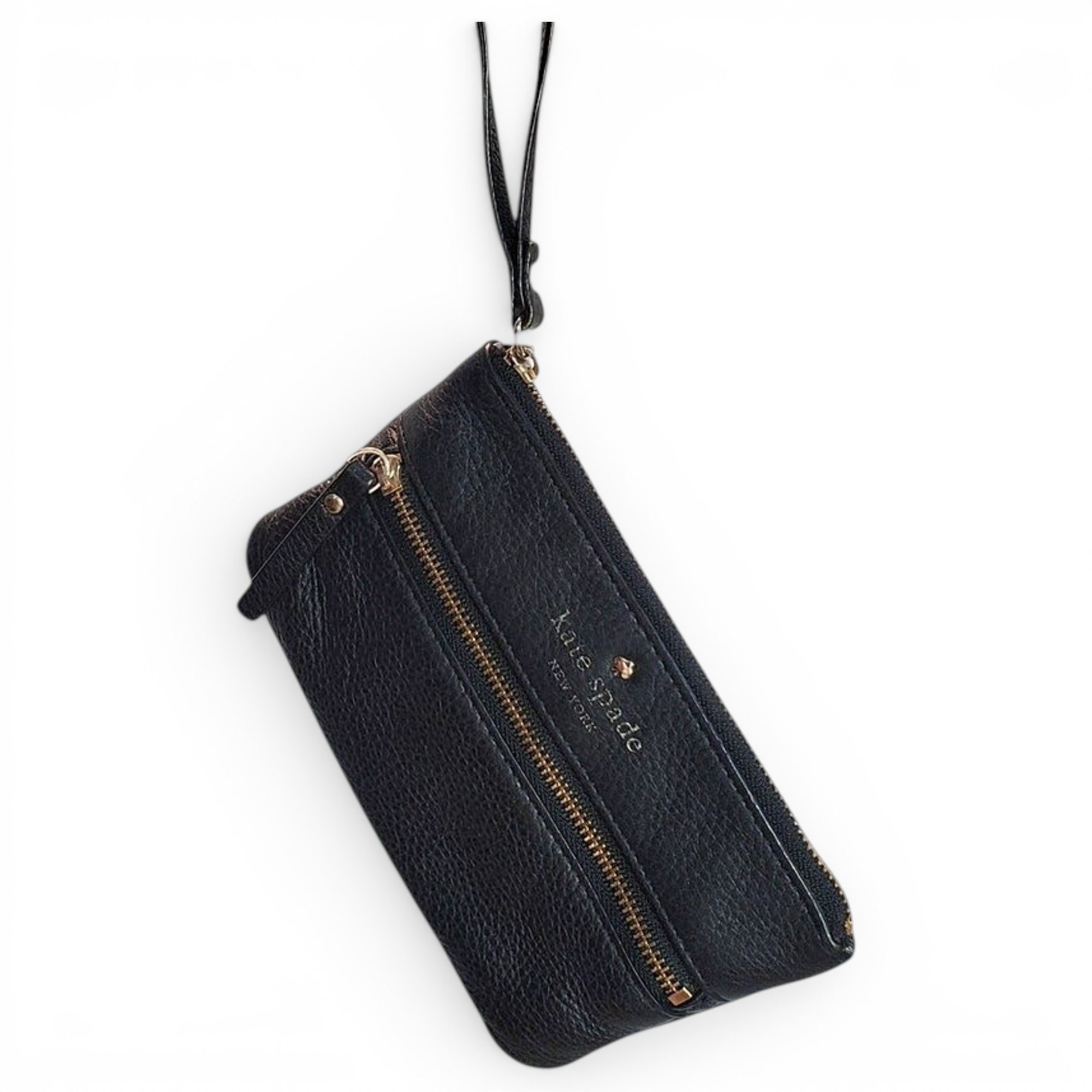 Leather clutch bag