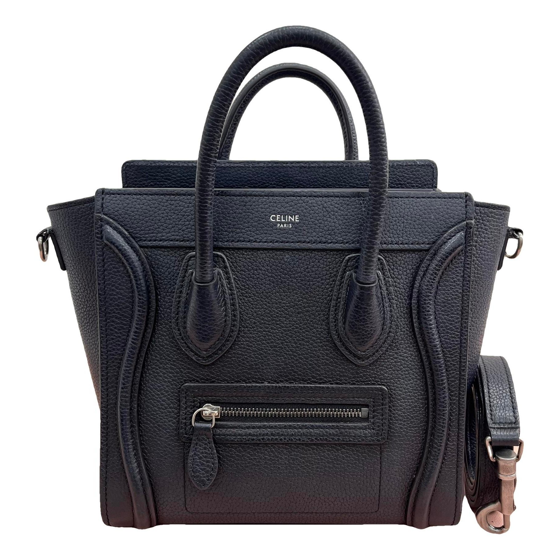 Nano Luggage leather handbag