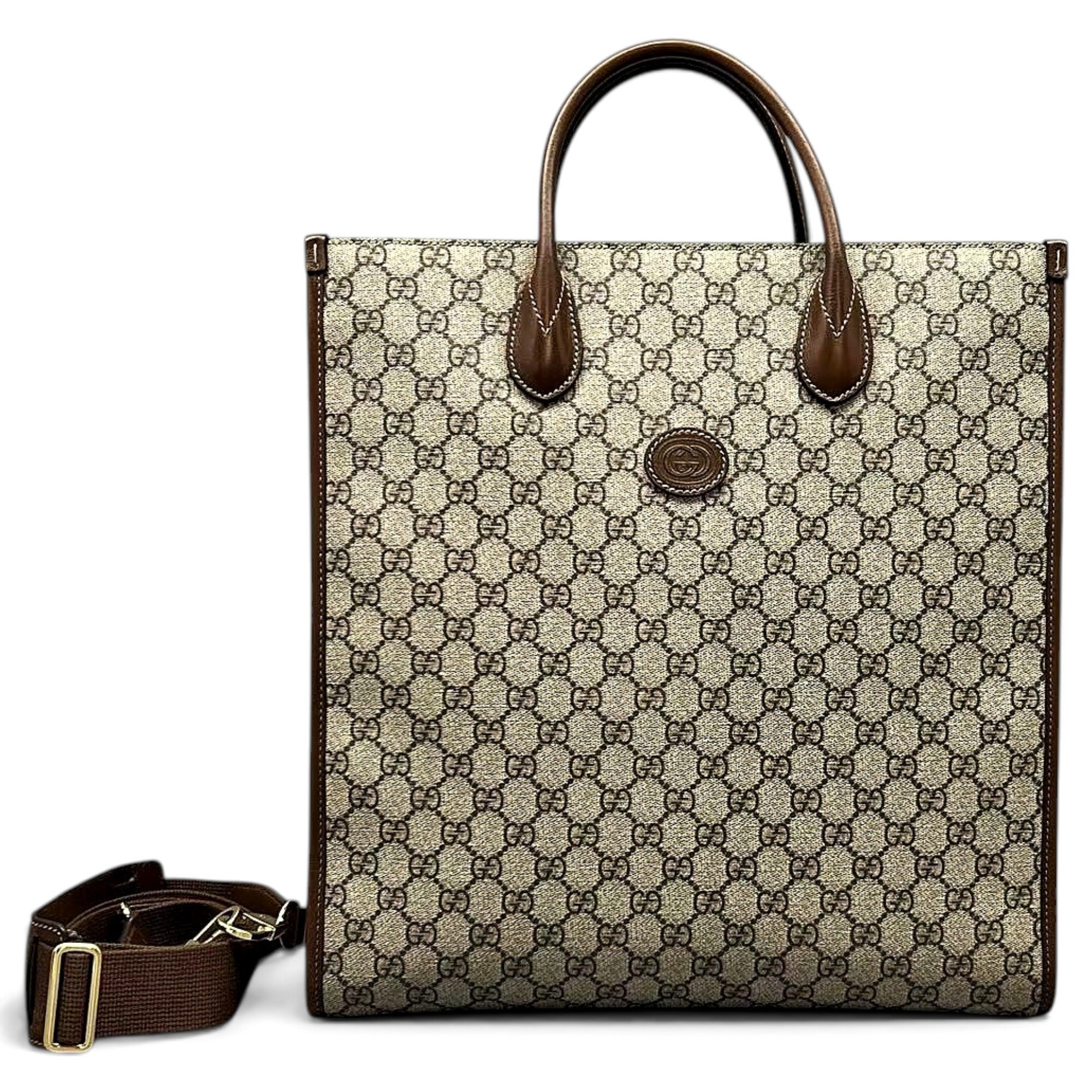 Leather tote