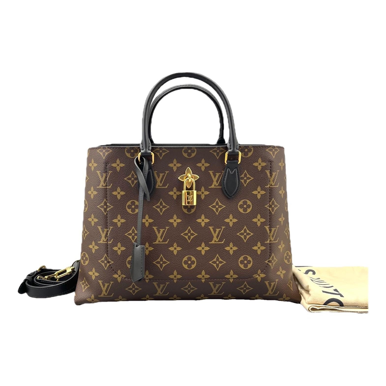 Flower Tote leather handbag