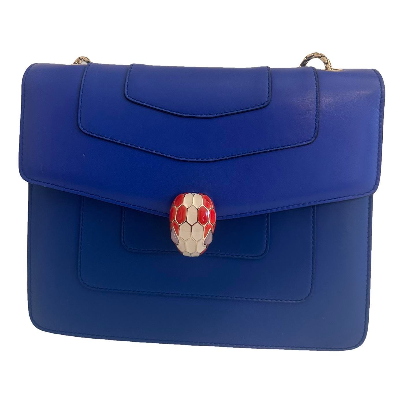 Serpenti leather handbag