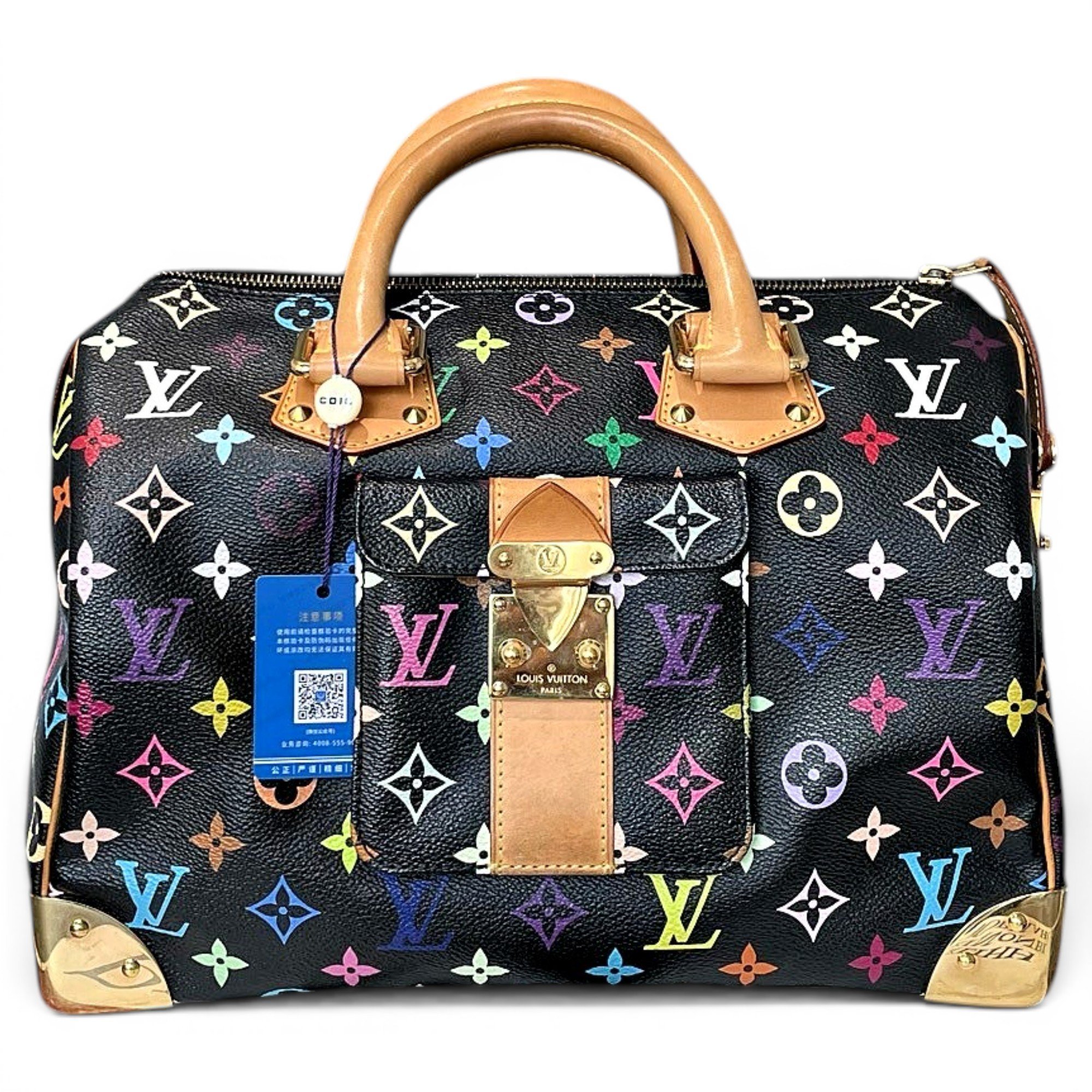 Speedy leather handbag