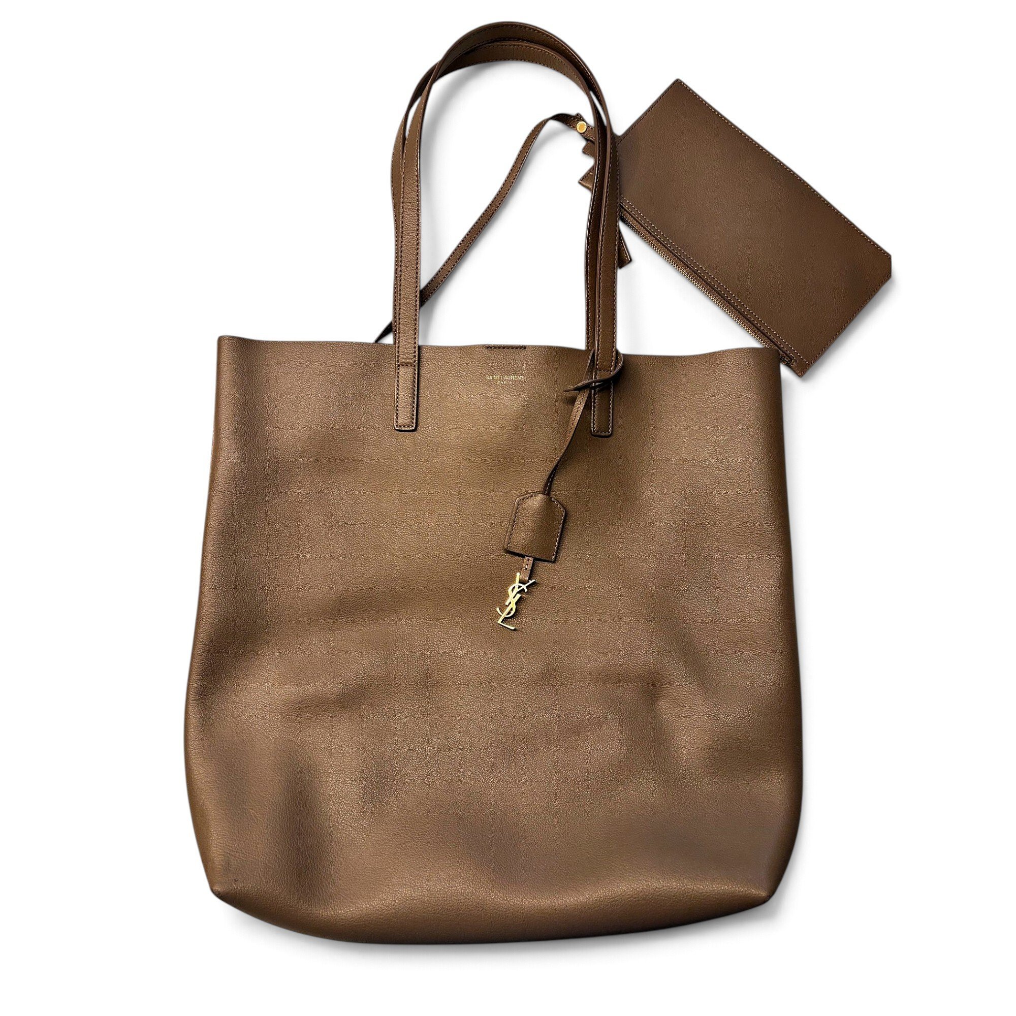 Shopping monogramme leather tote