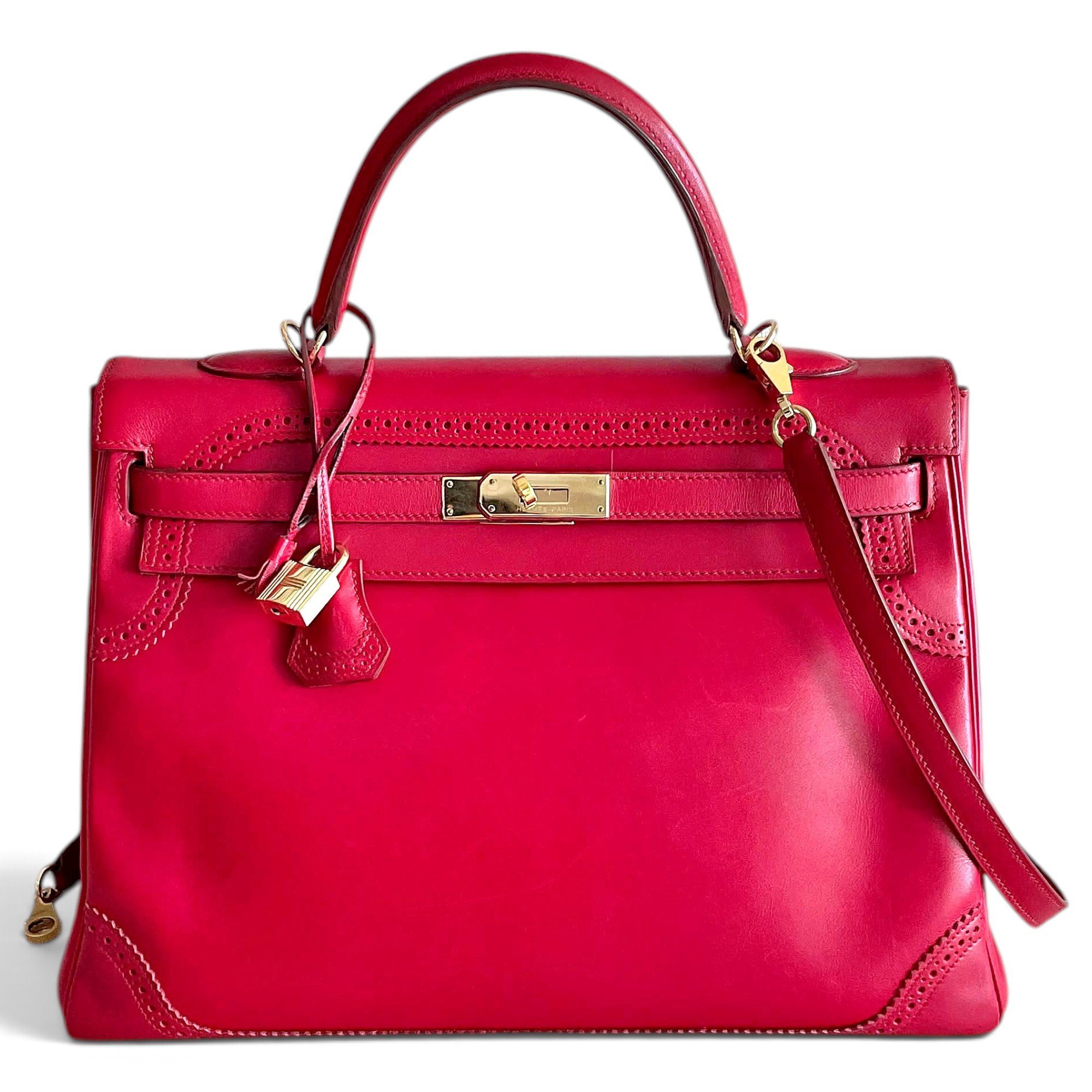 Kelly 35 leather handbag