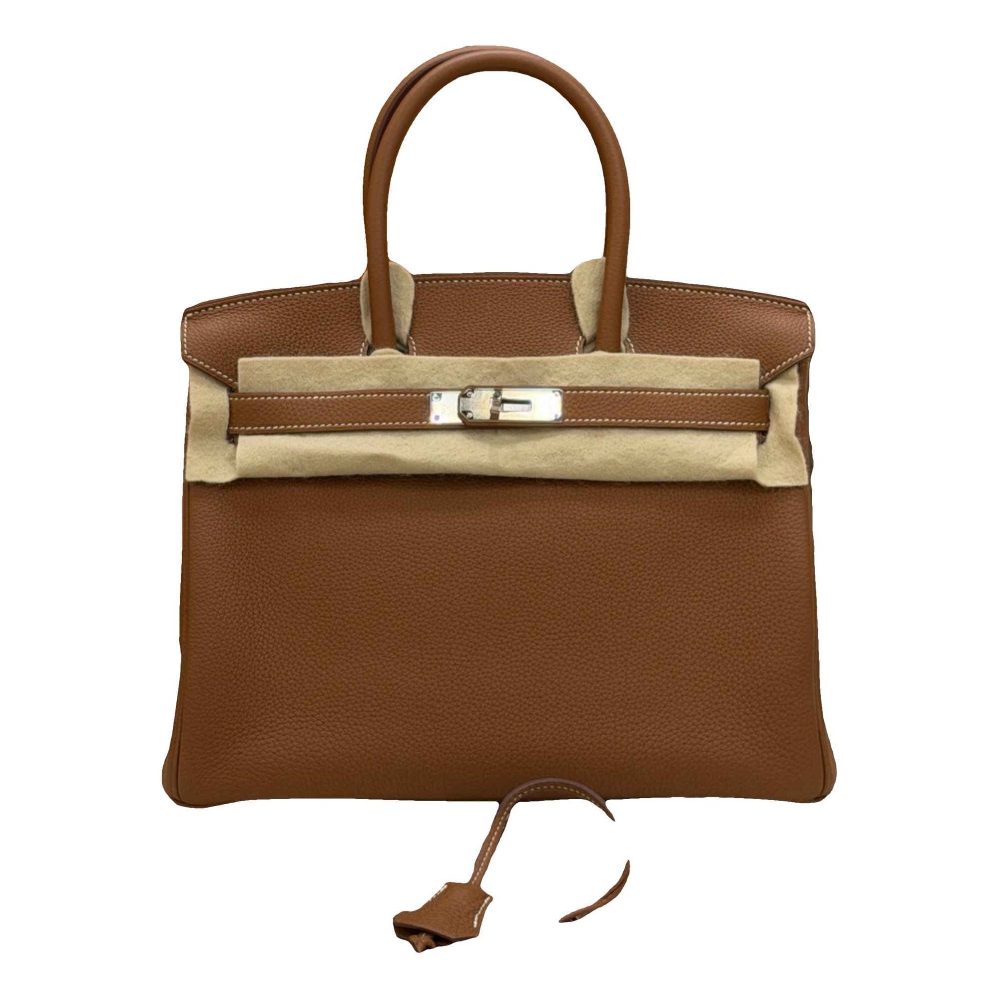 Birkin 30 leather handbag
