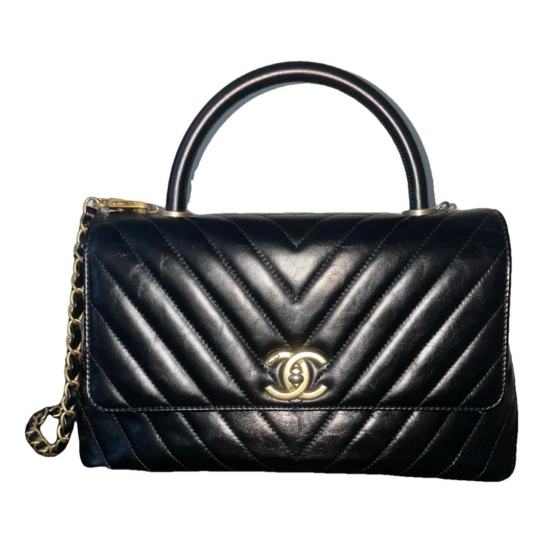 Coco Handle leather handbag