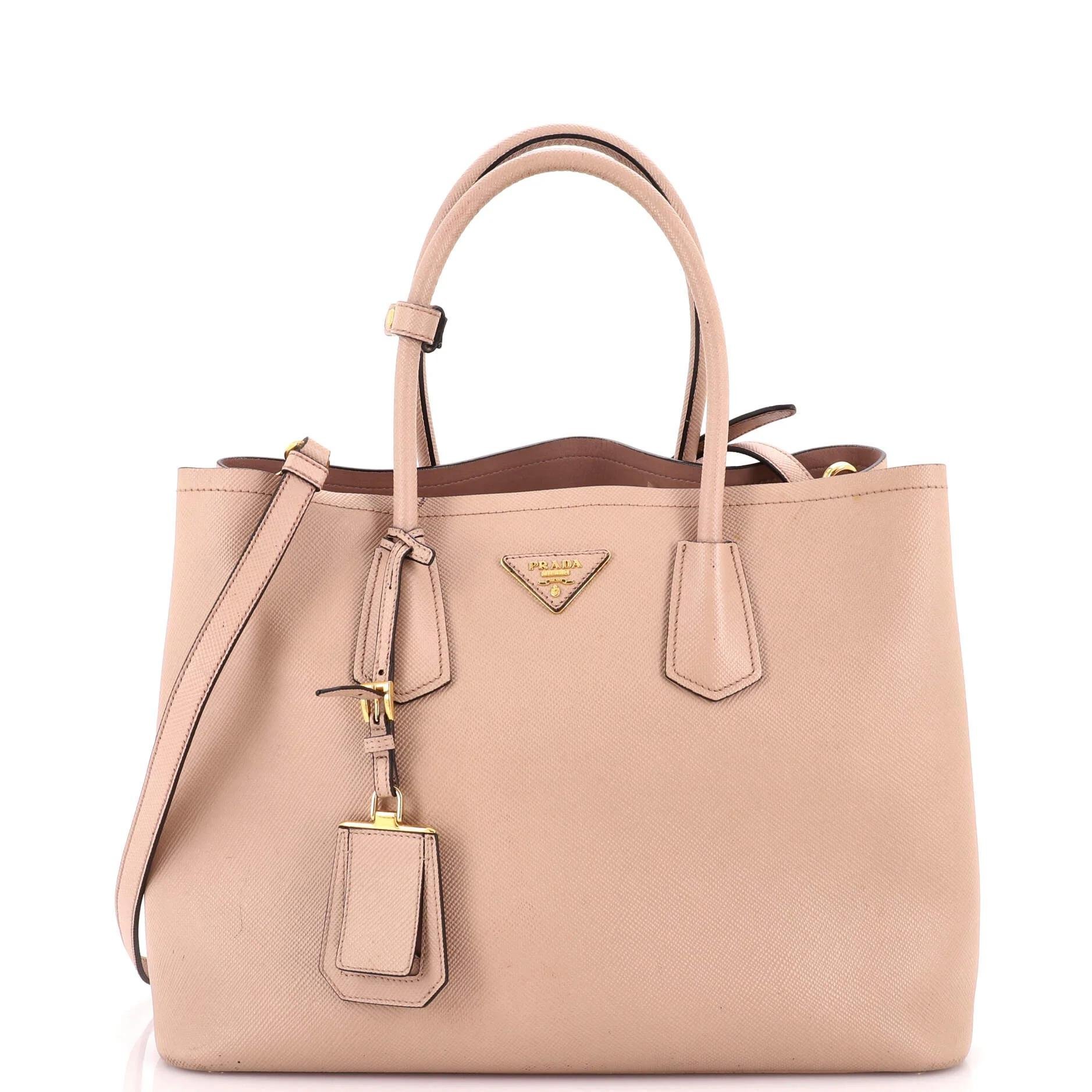 Leather tote