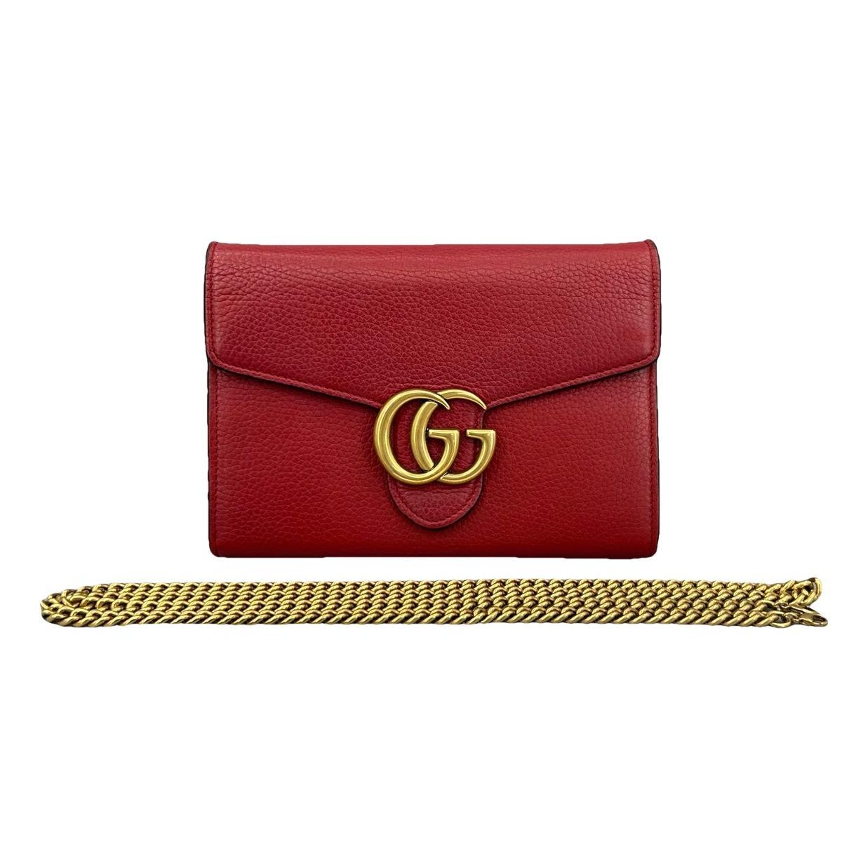GG Marmont Chain leather crossbody bag