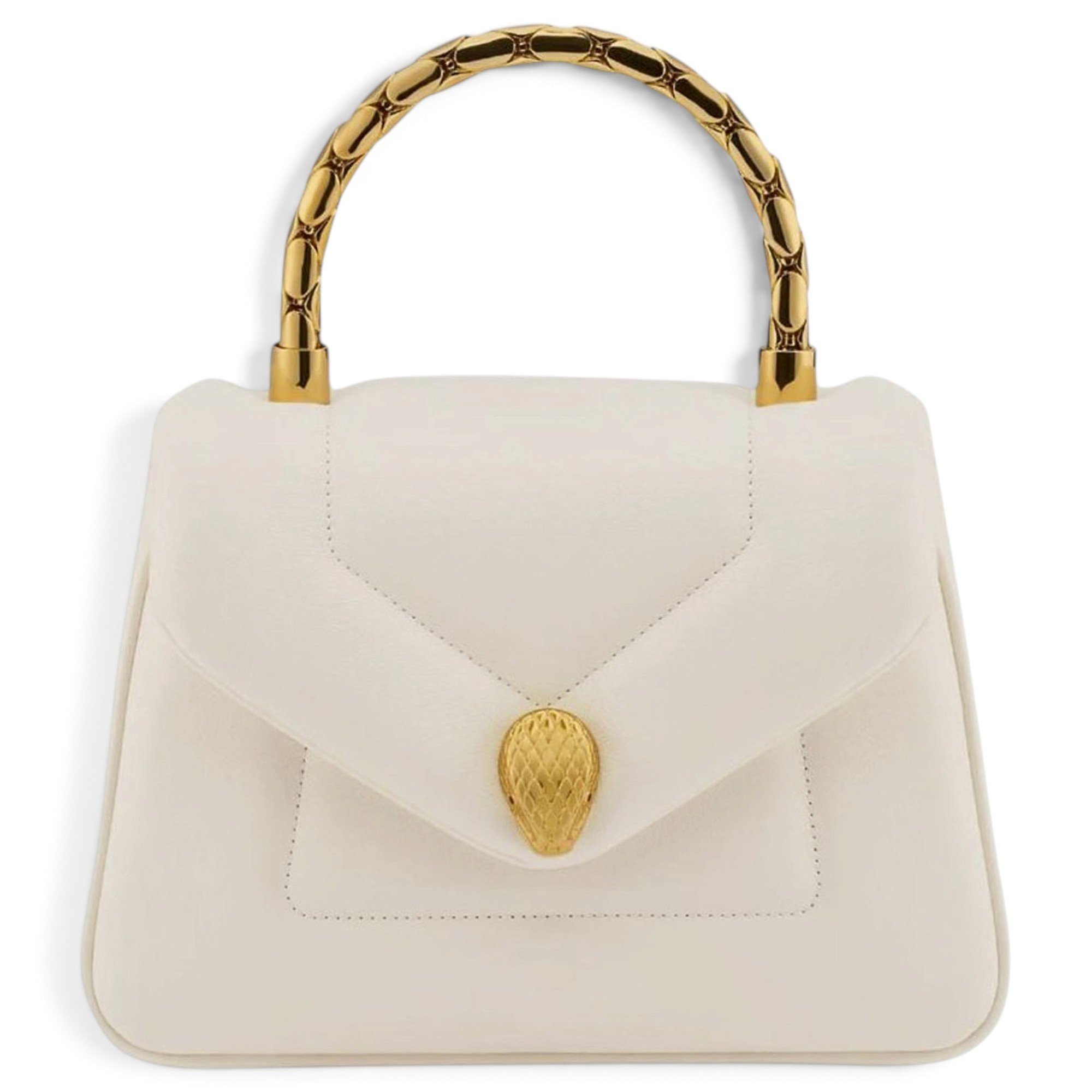 Serpenti leather handbag
