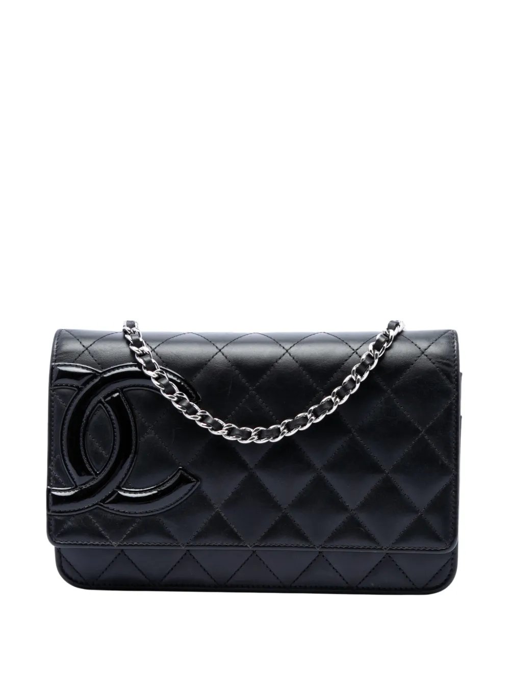2012-2013 Quilted Lambskin Cambon Ligne Wallet On Chain crossbody bag