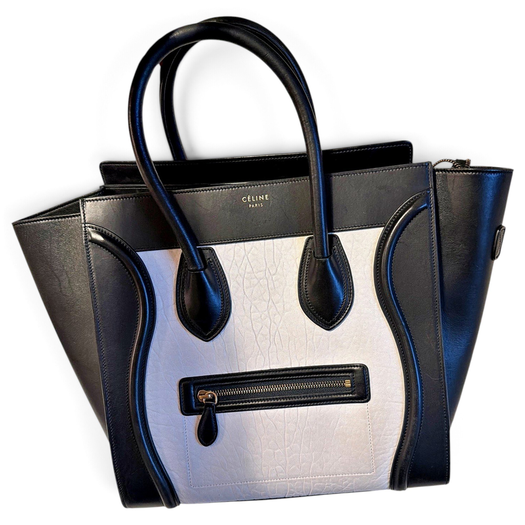 Luggage leather handbag