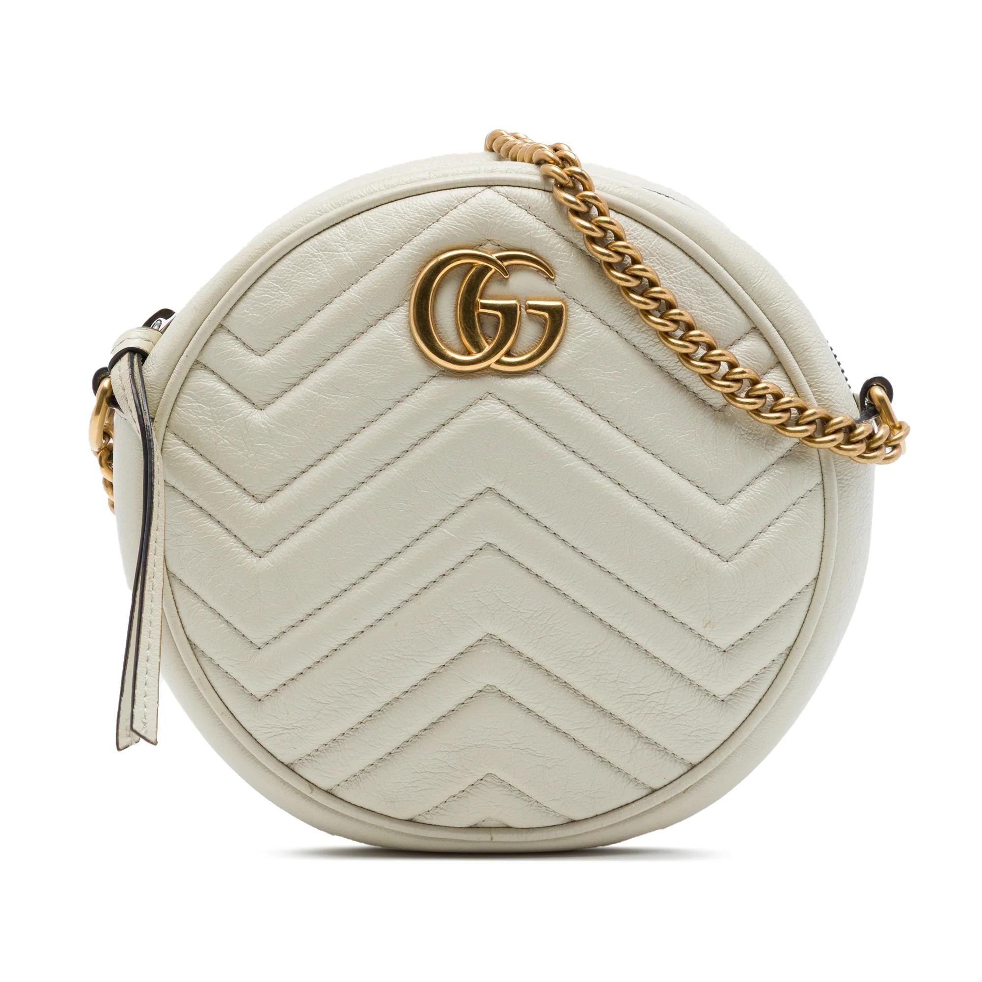 GG Marmont pony-style calfskin handbag