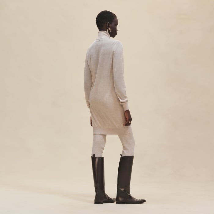 Beige Glaise Tunic Dress