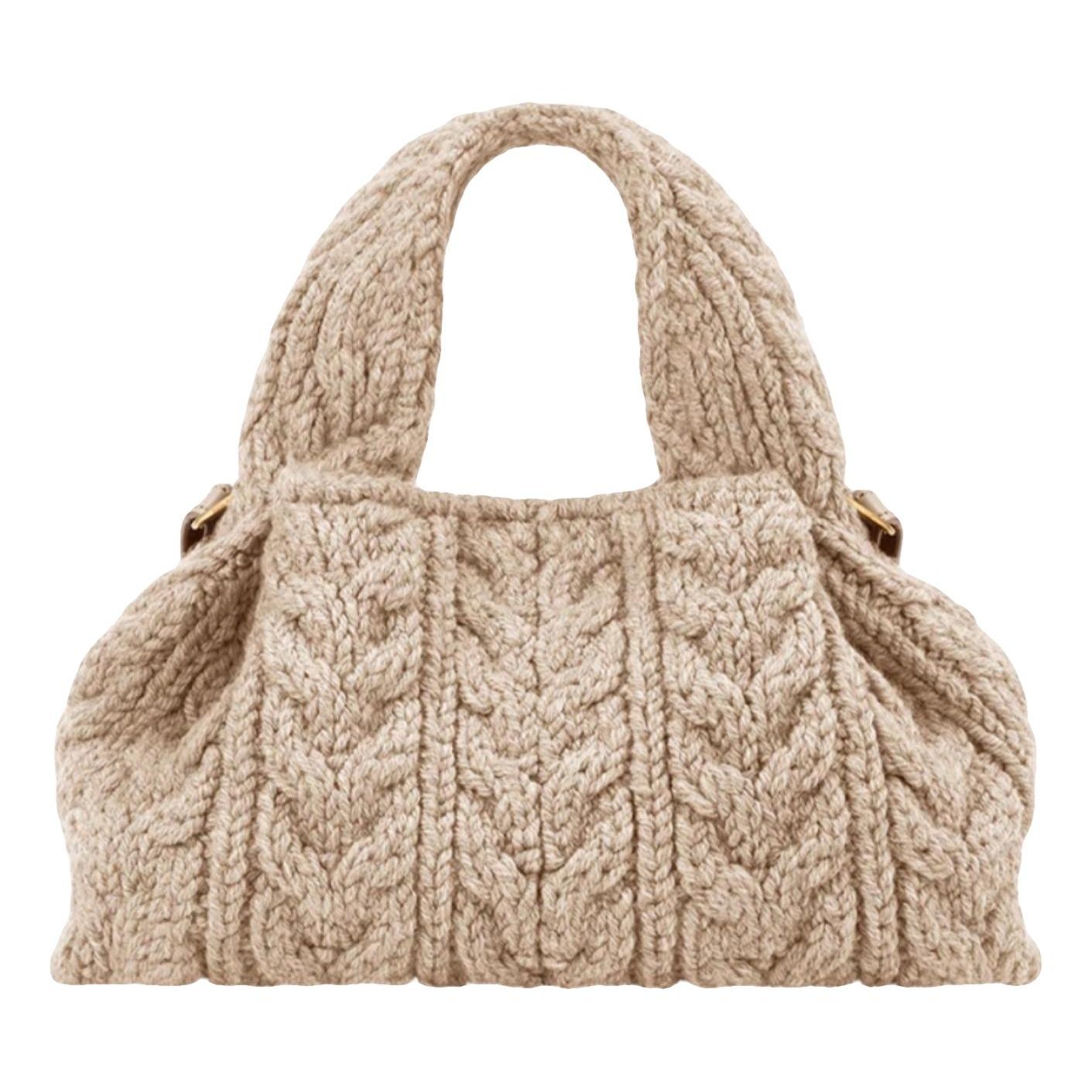 Polene Numéro Neuf wool handbag