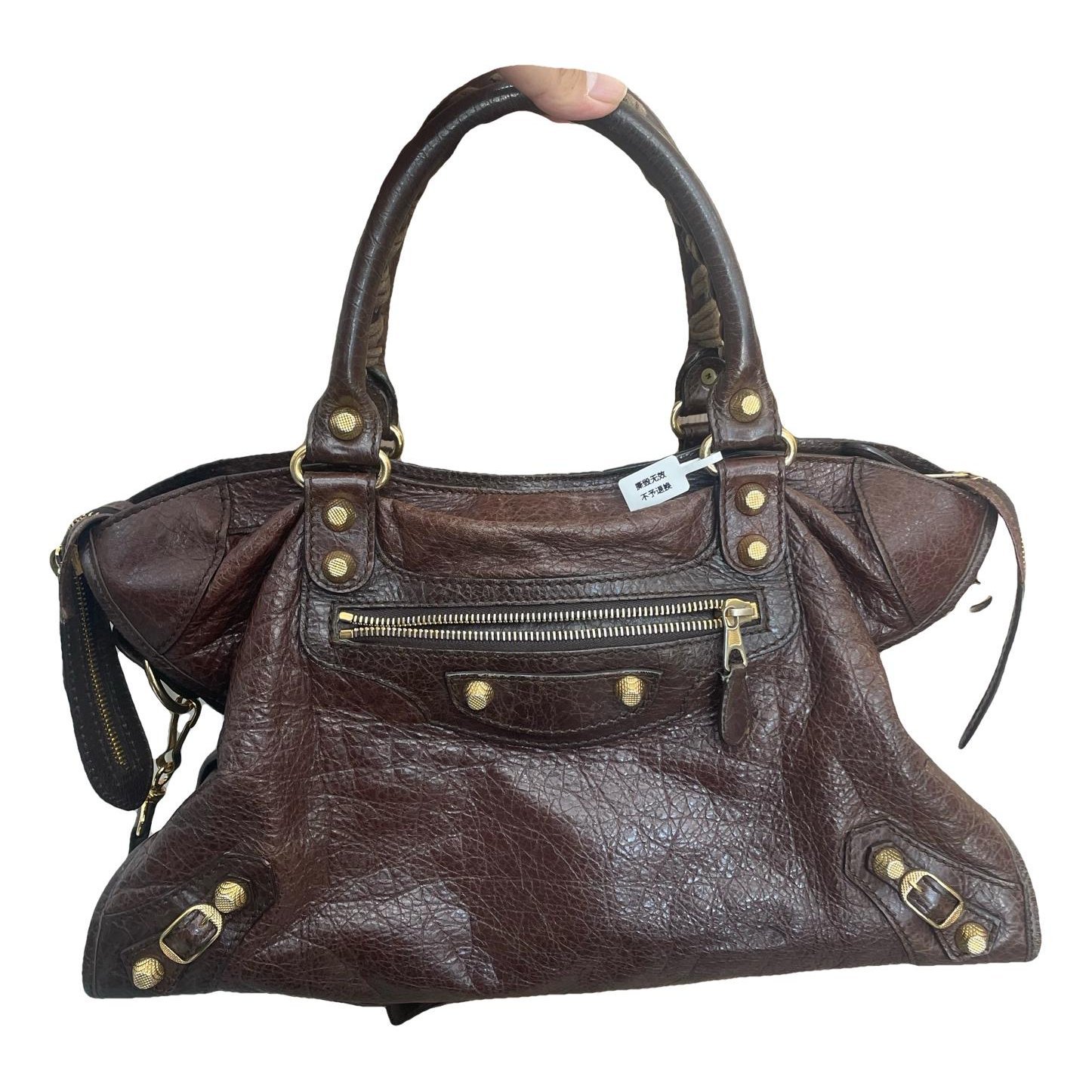 Leather handbag