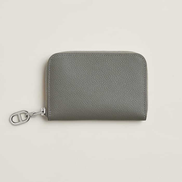 Gris Meyer Zipengo Chaine d'Ancre Compact Card Holder