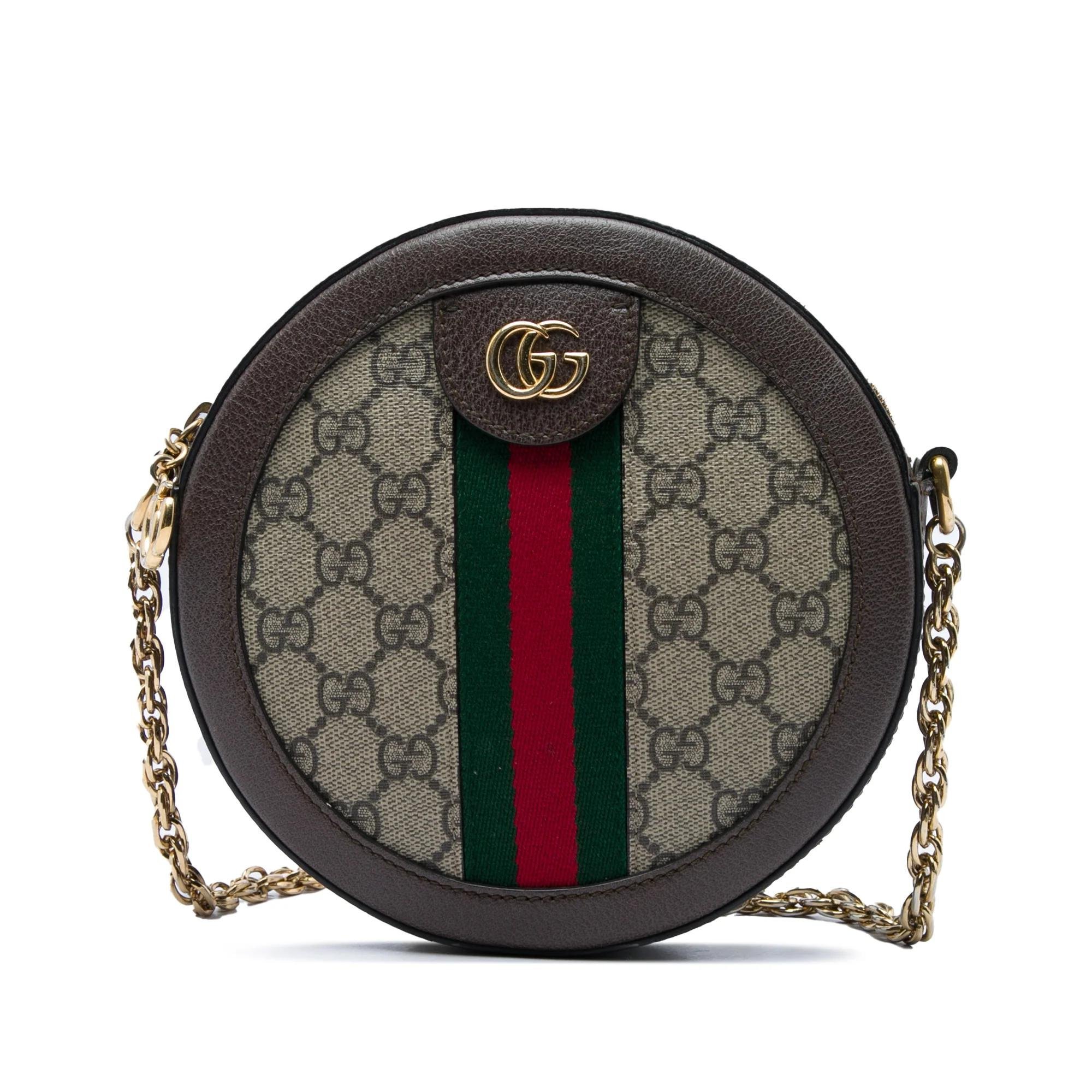 Ophidia leather crossbody bag