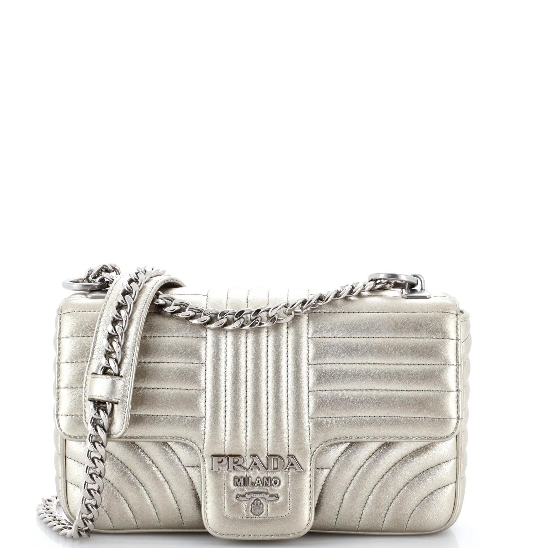 Diagramme leather crossbody bag
