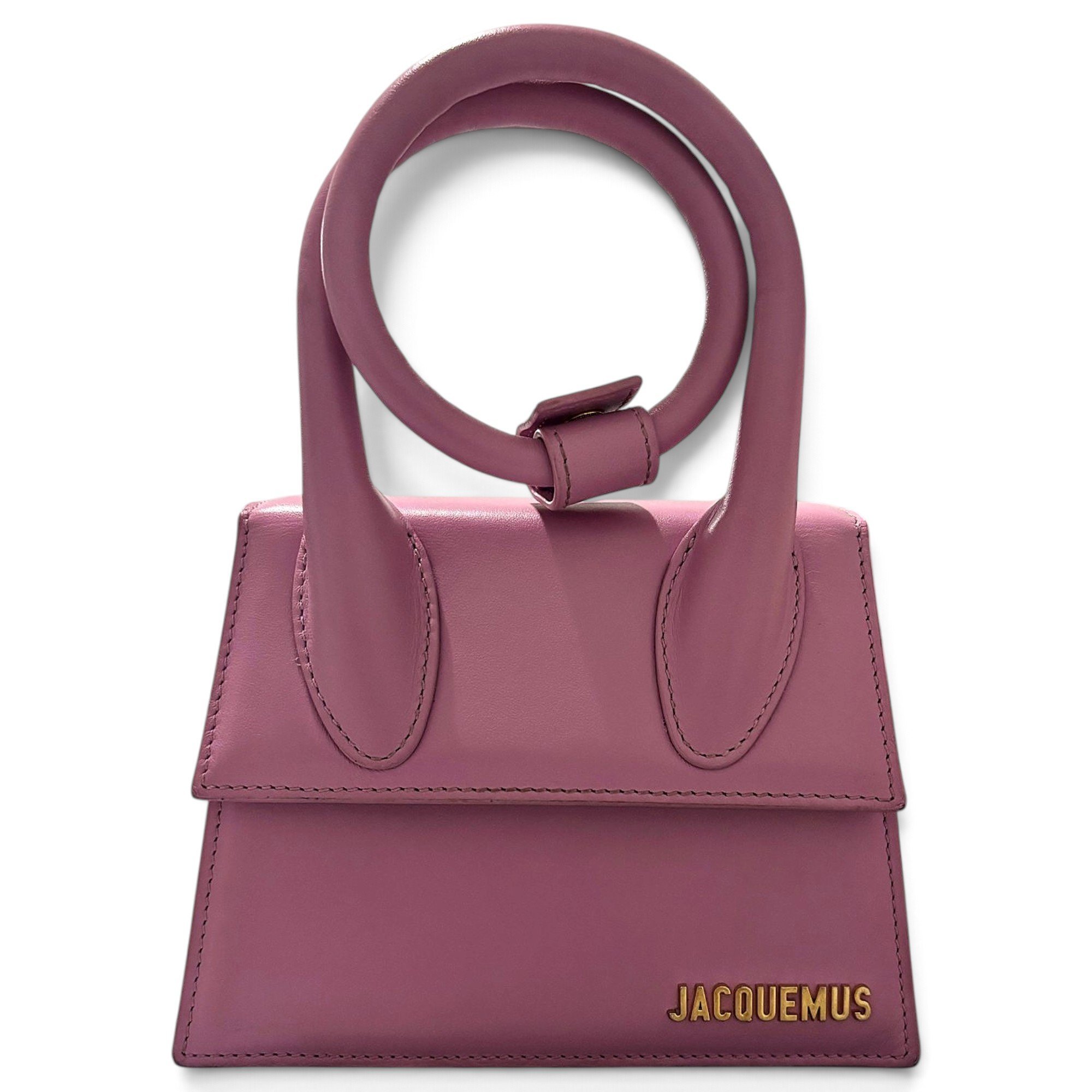 Le Chiquito Noeud leather crossbody bag