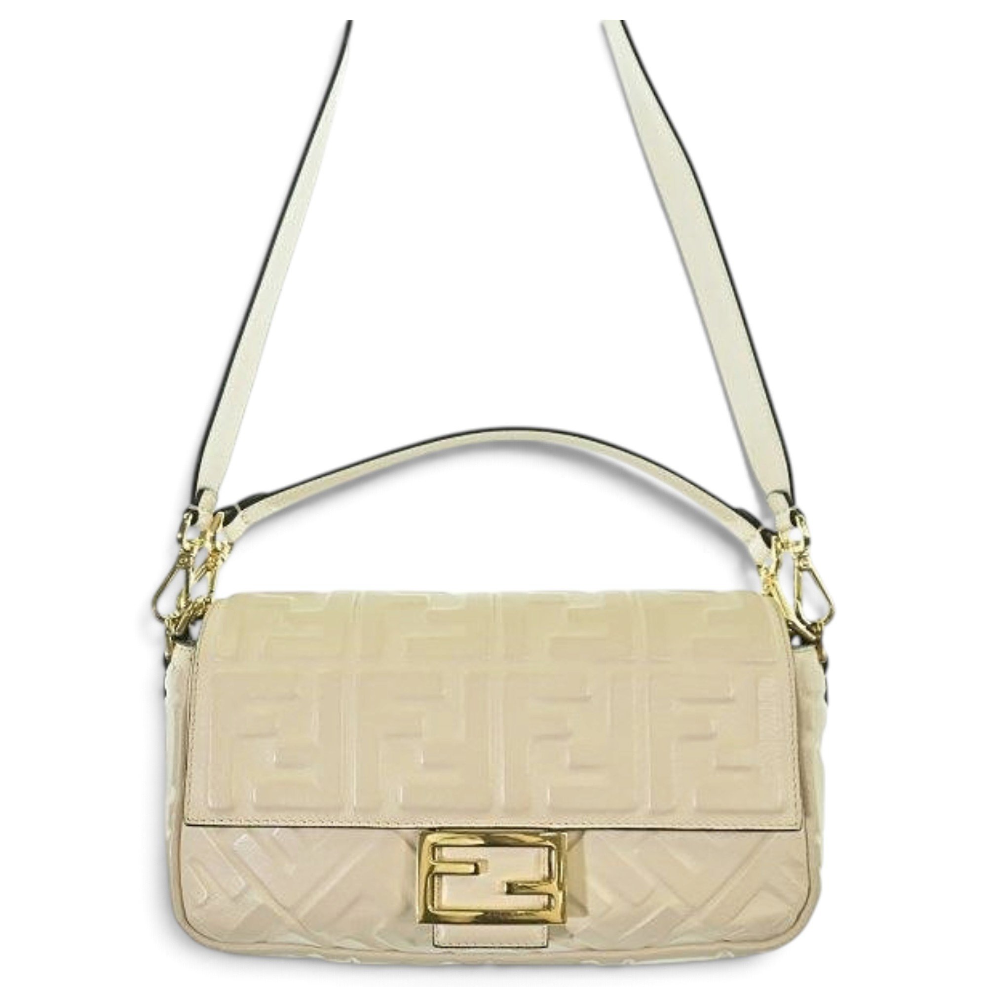 Pocket leather handbag