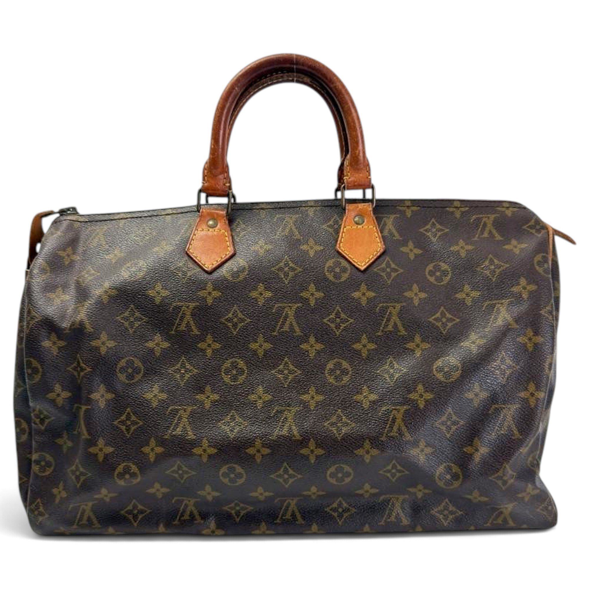Speedy leather handbag