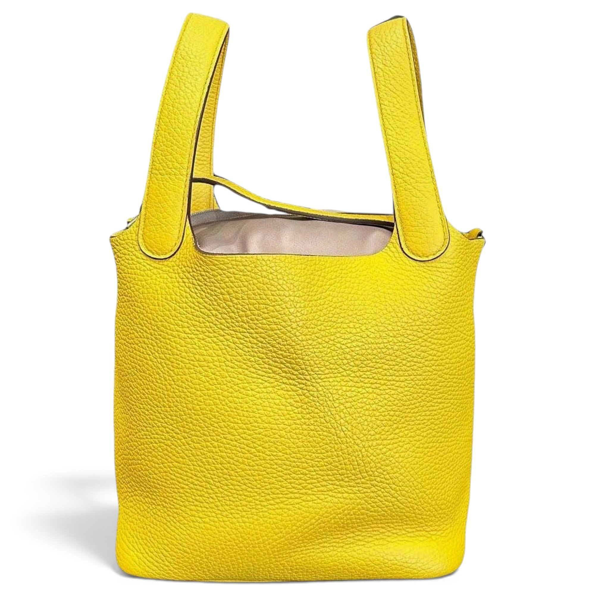 Picotin leather handbag