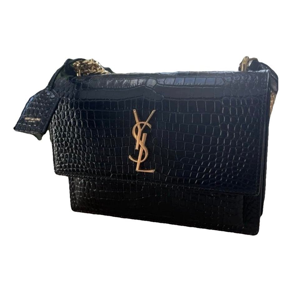 Sunset leather crossbody bag