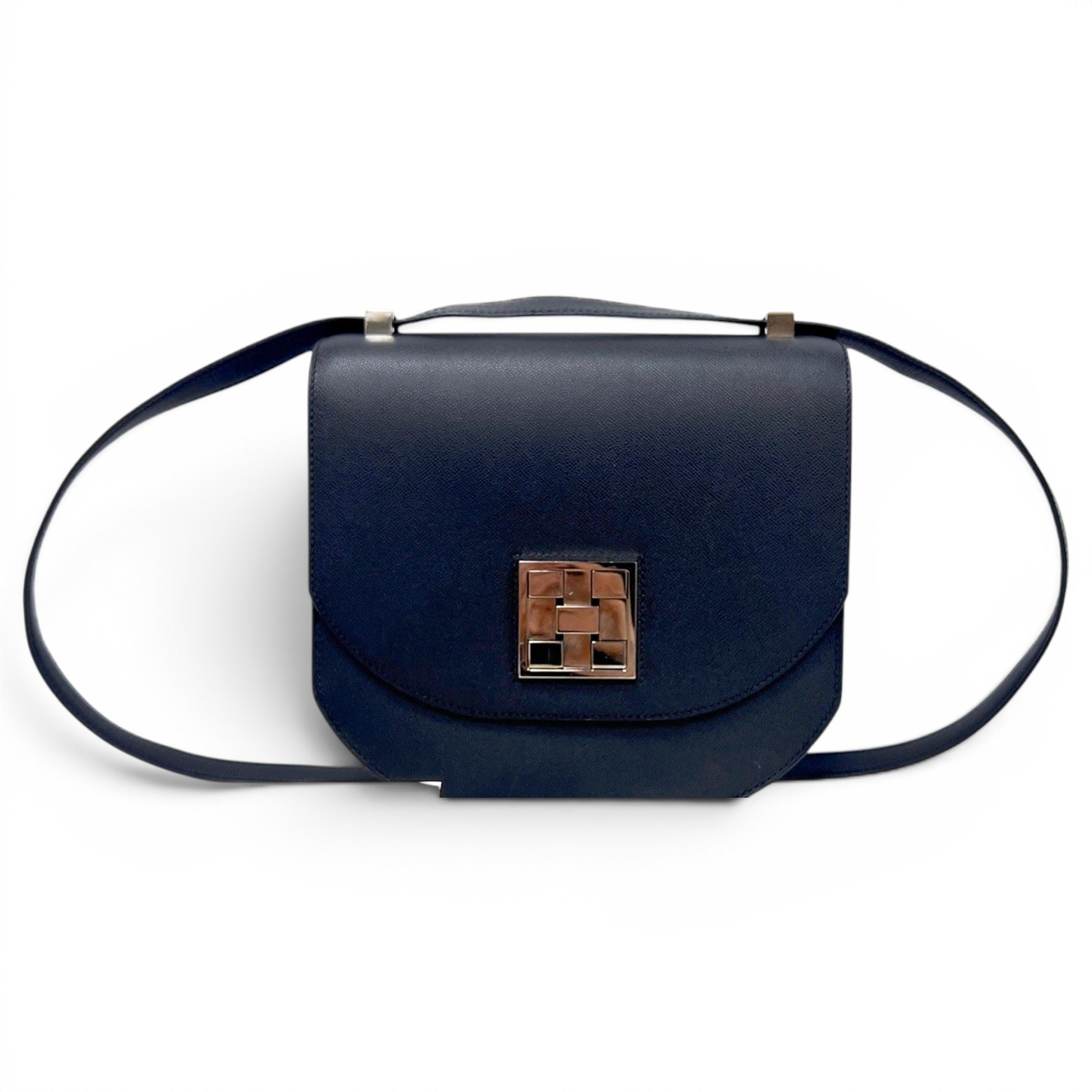 Mosaïque leather handbag