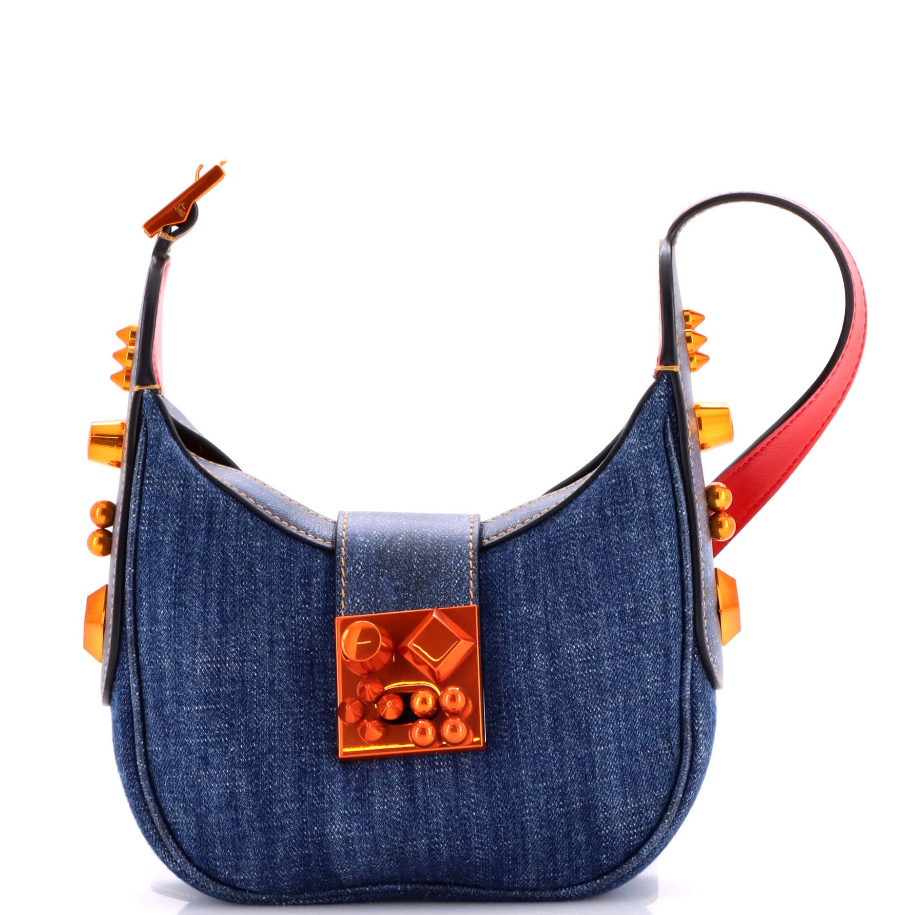 Christian Louboutin Carasky Hobo Denim Mini