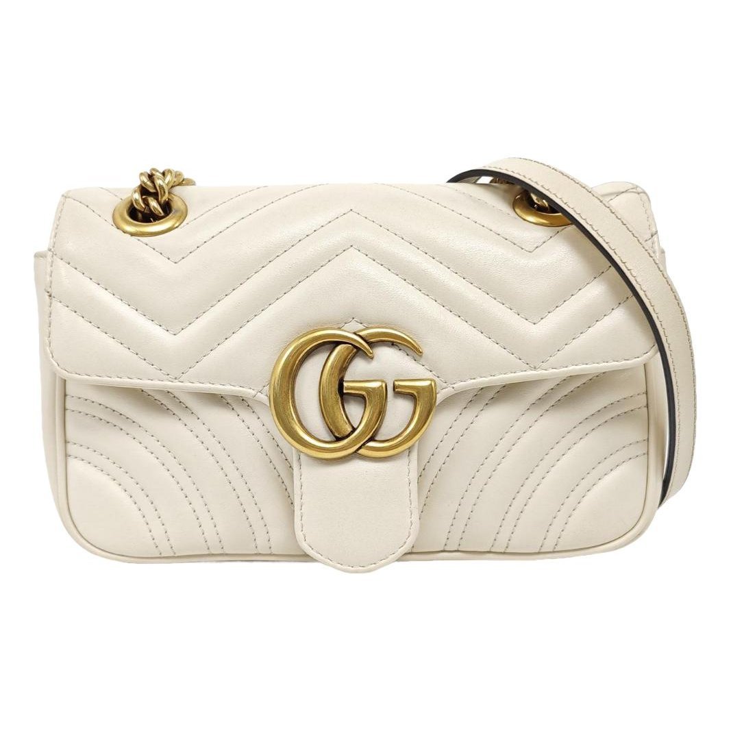 GG Marmont Flap leather handbag