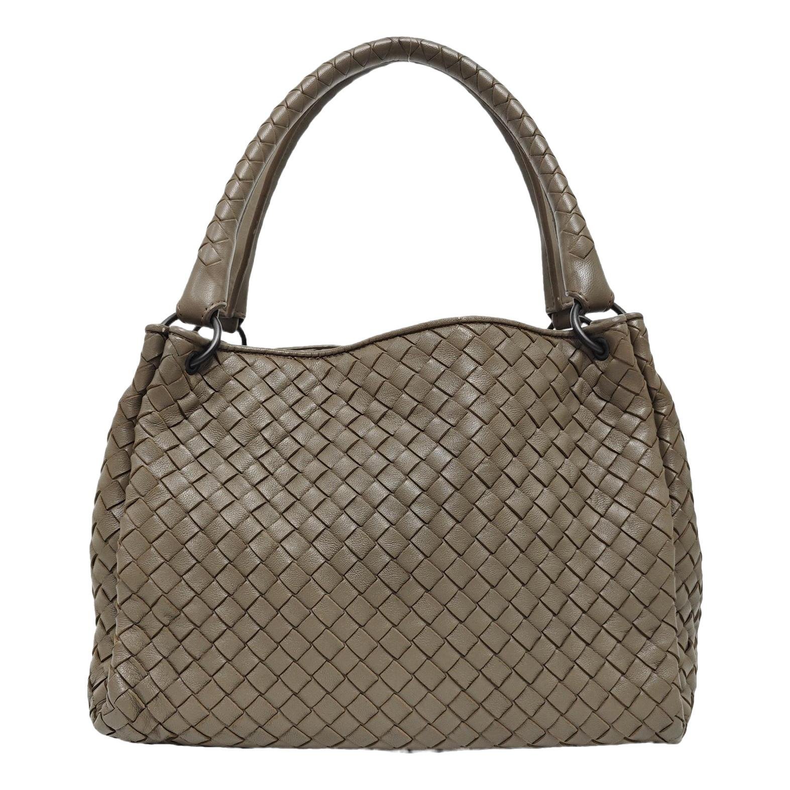 Parachute leather handbag