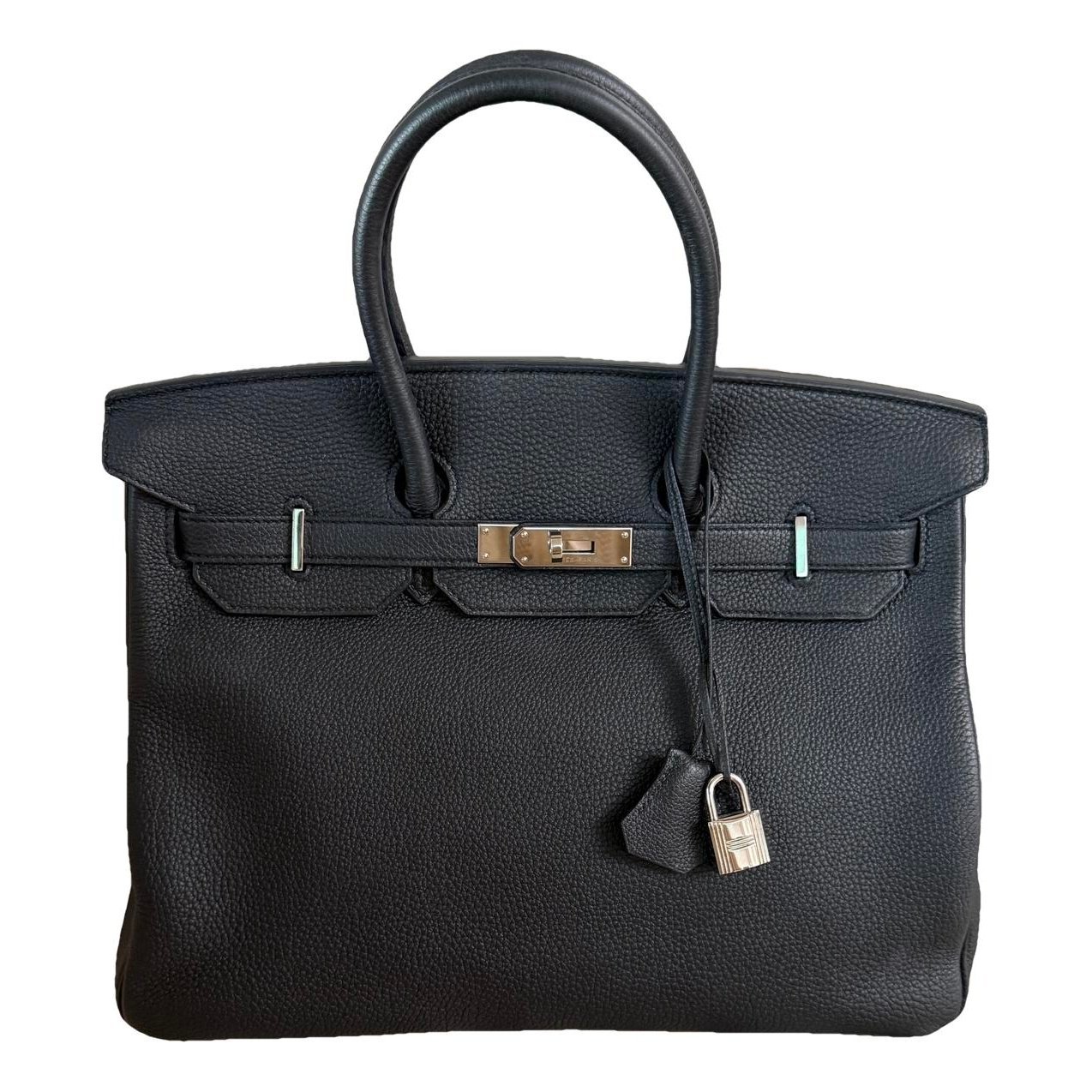 Birkin 35 leather handbag