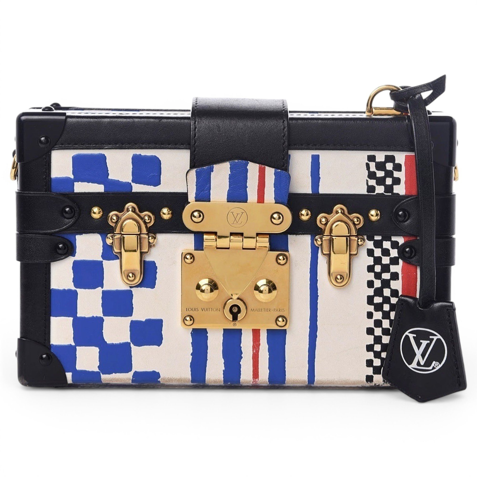 Louis Vuitton Petite Malle leather handbag