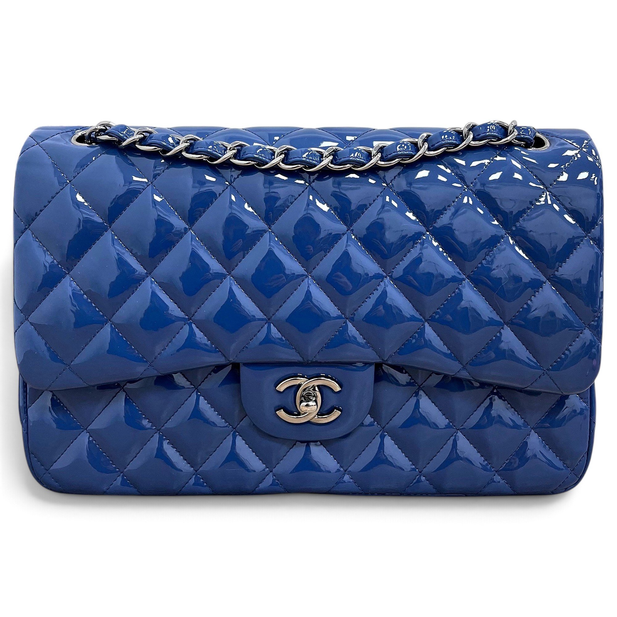 Timeless/Classique patent leather handbag