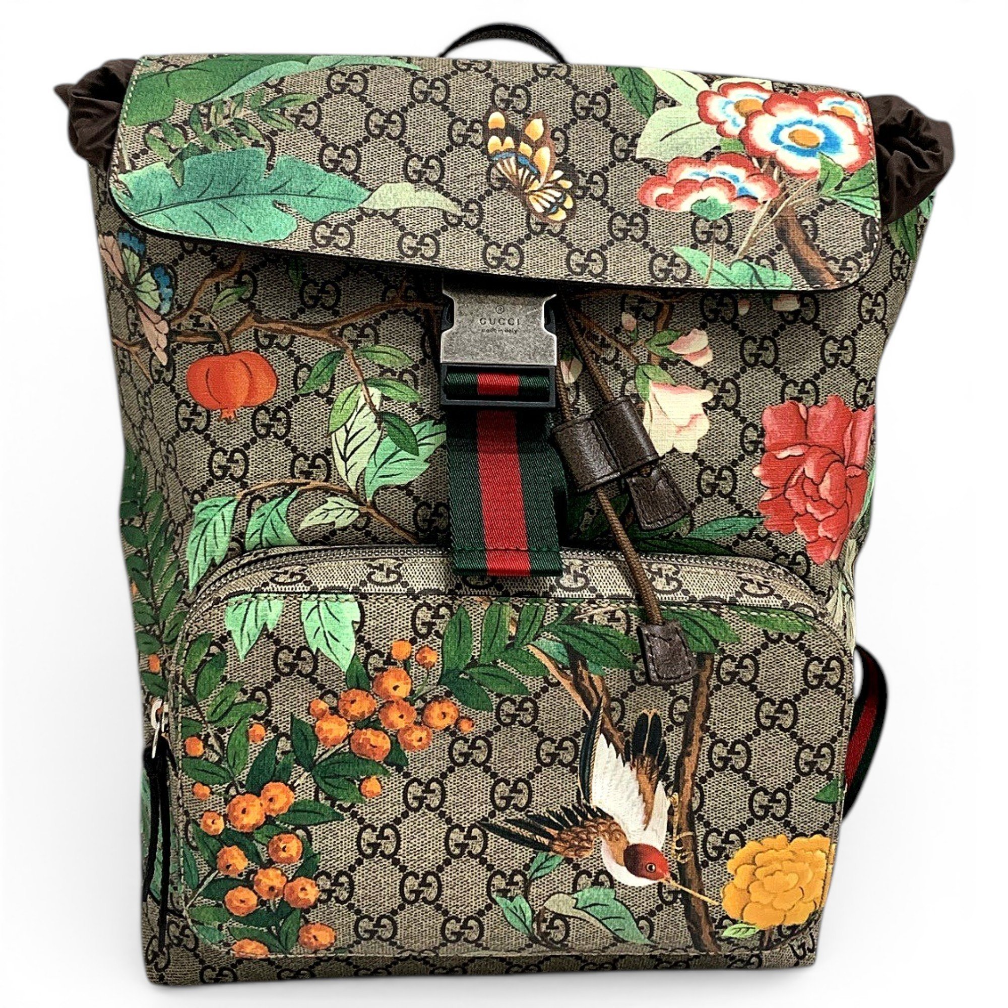 Leather backpack